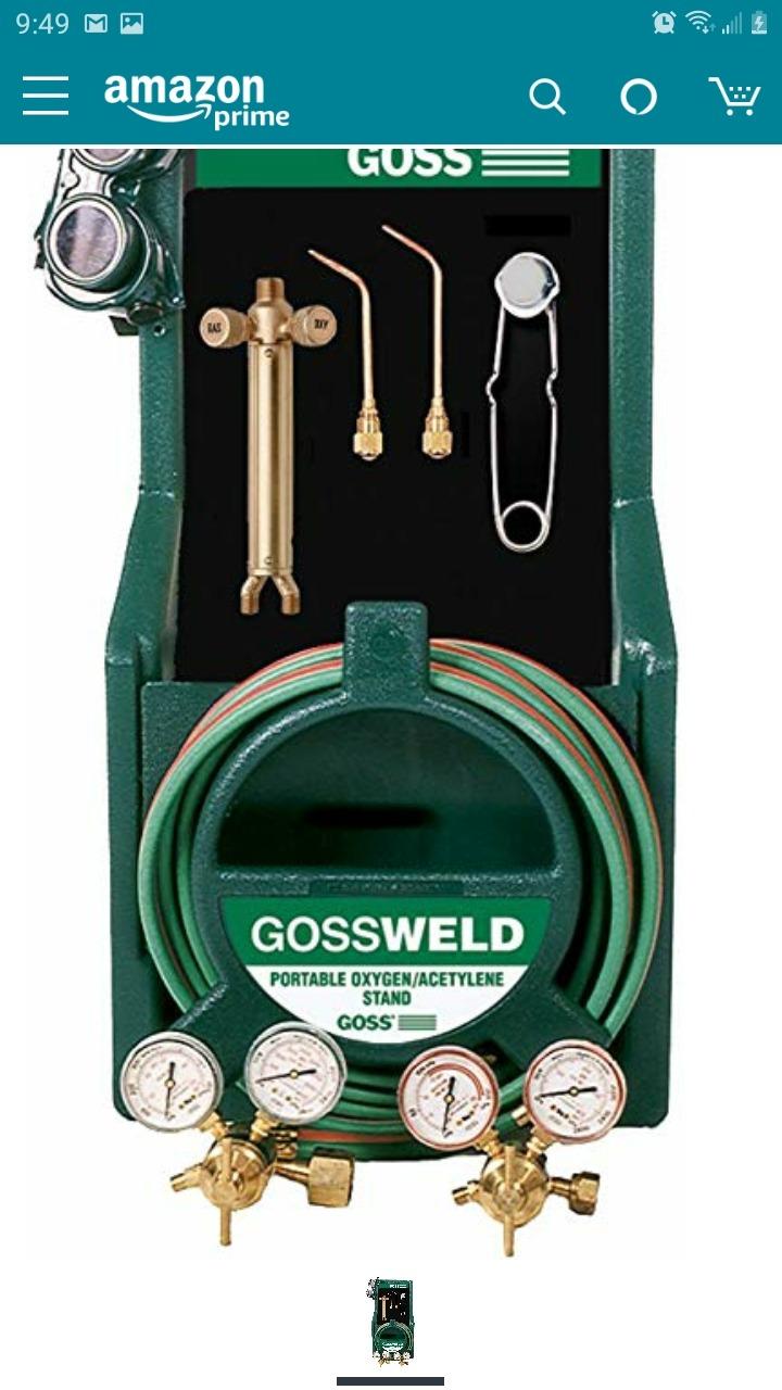 XtremepowerUS Oxygen & Acetylene Welding Brazing Cutting Torch Kit Gas with 3 Nozzle 11.5' ft Hose Gauge Regulator Set customer photo 2