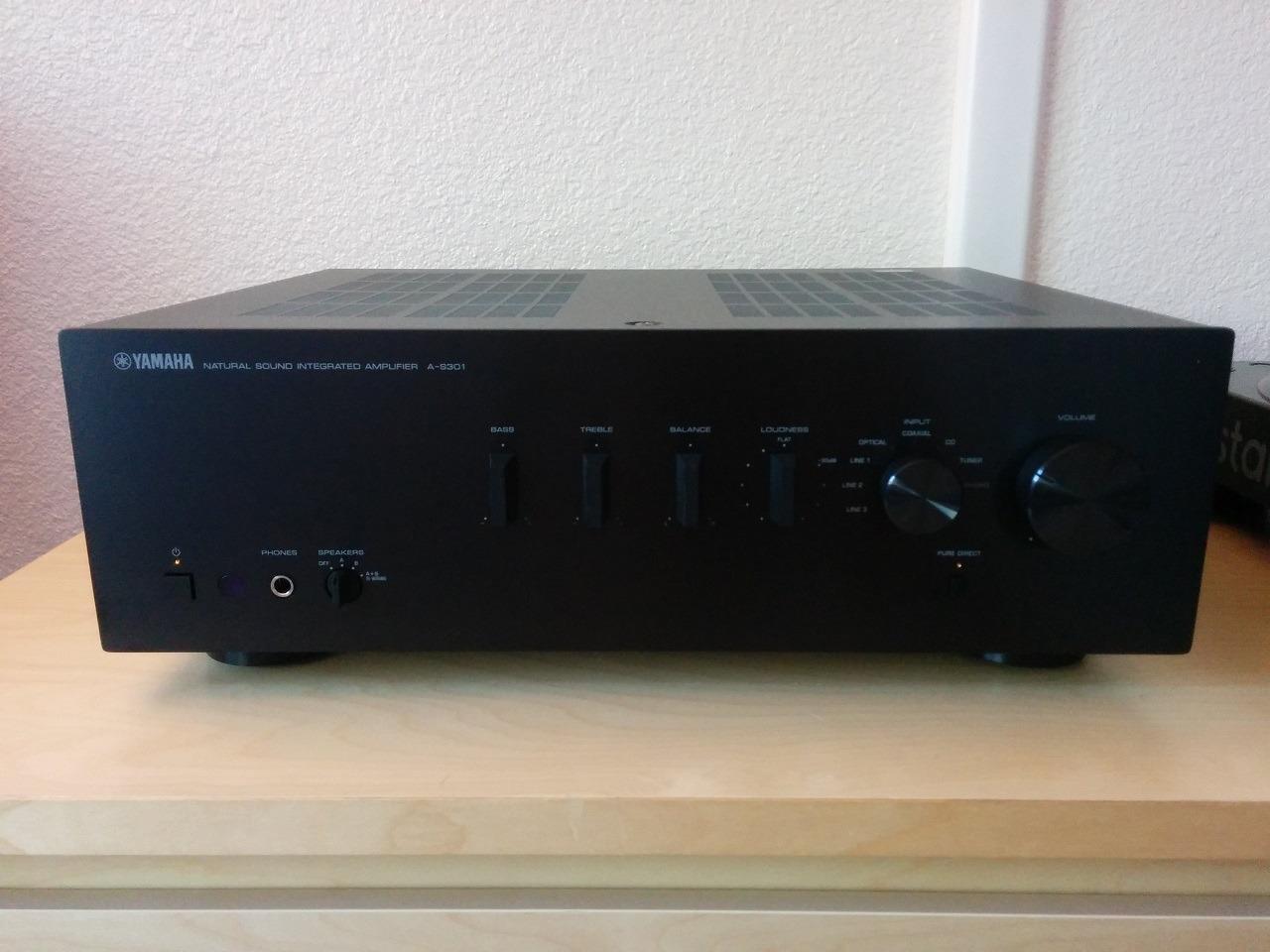 YAMAHA A-S501BL Natural Sound Integrated Stereo Amplifier (Black) customer photo 1