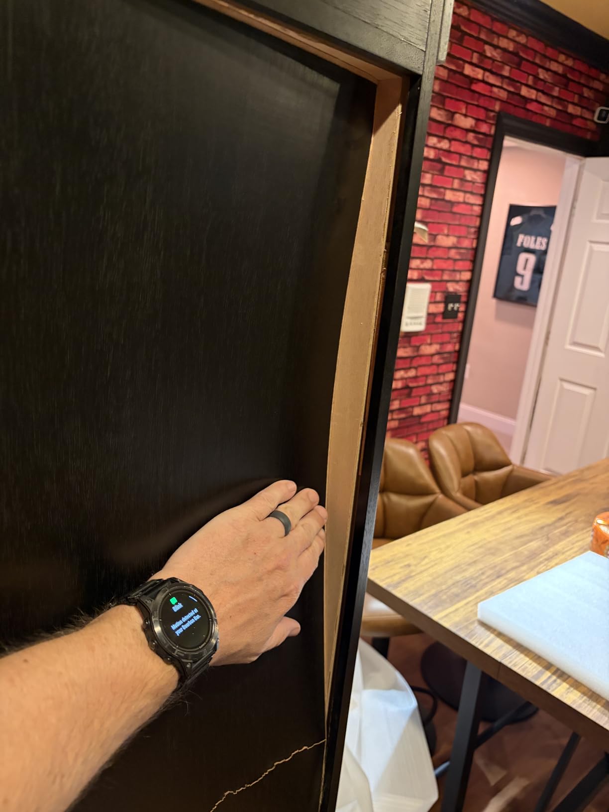 Black Tower Humidor with Adjustable Shelves and Drawers | Large Capacity Cigar Cabinet with Tempered Beveled Glass Door, Hygrometer, and Dried Spanish Cedar Lining - Holds 3000 Cigars customer photo 2