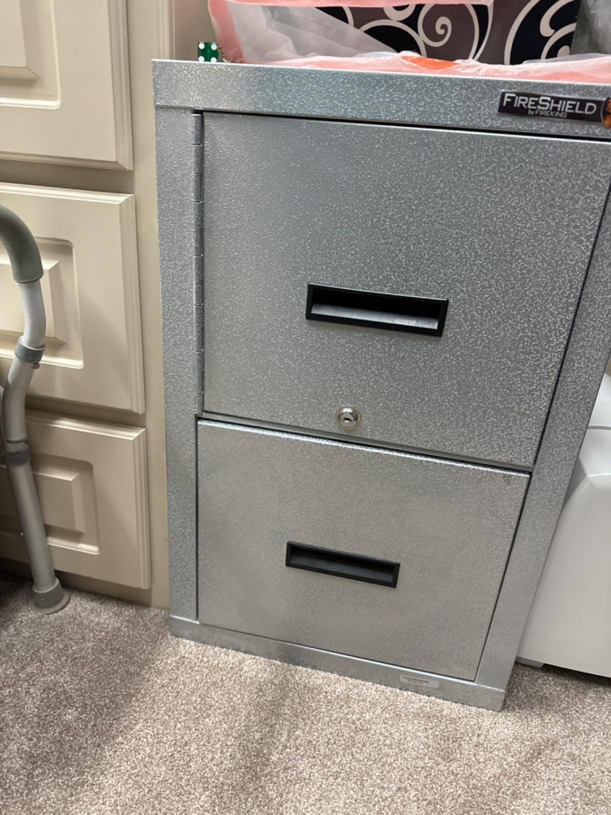 Fire Resistant File Cabinet - Light Weight, Fire Rated, One File Drawer & Safe customer photo 2