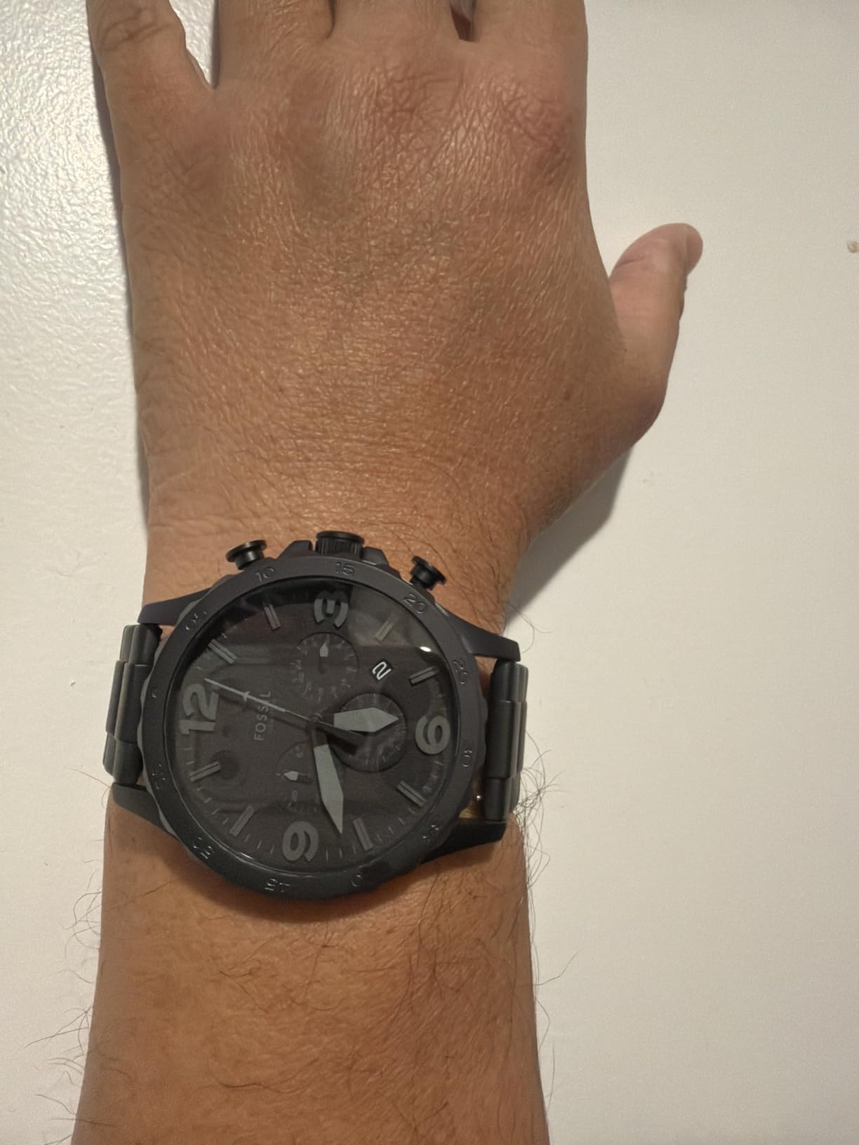 Fossil Men's Nate Quartz Chronograph Watch for Men customer photo 2