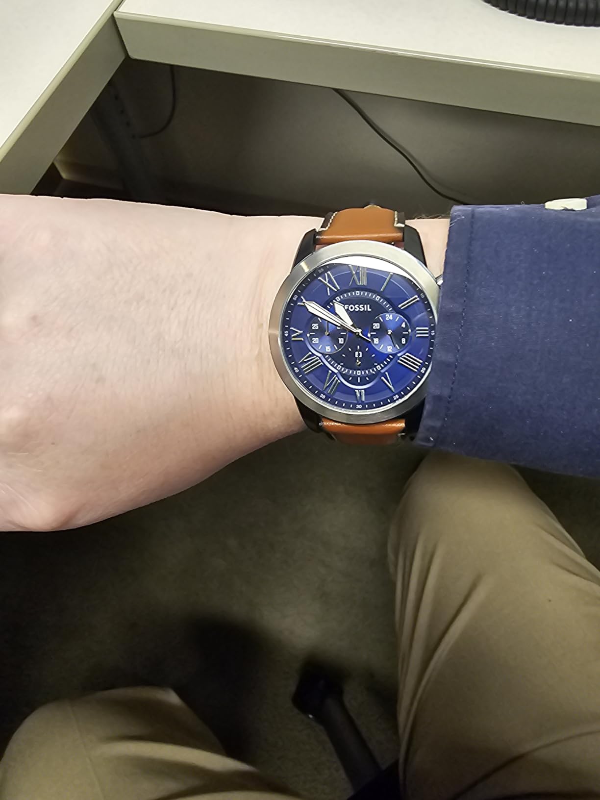 Fossil Men's Watch, Grant Quartz Chronograph Watch customer photo 1