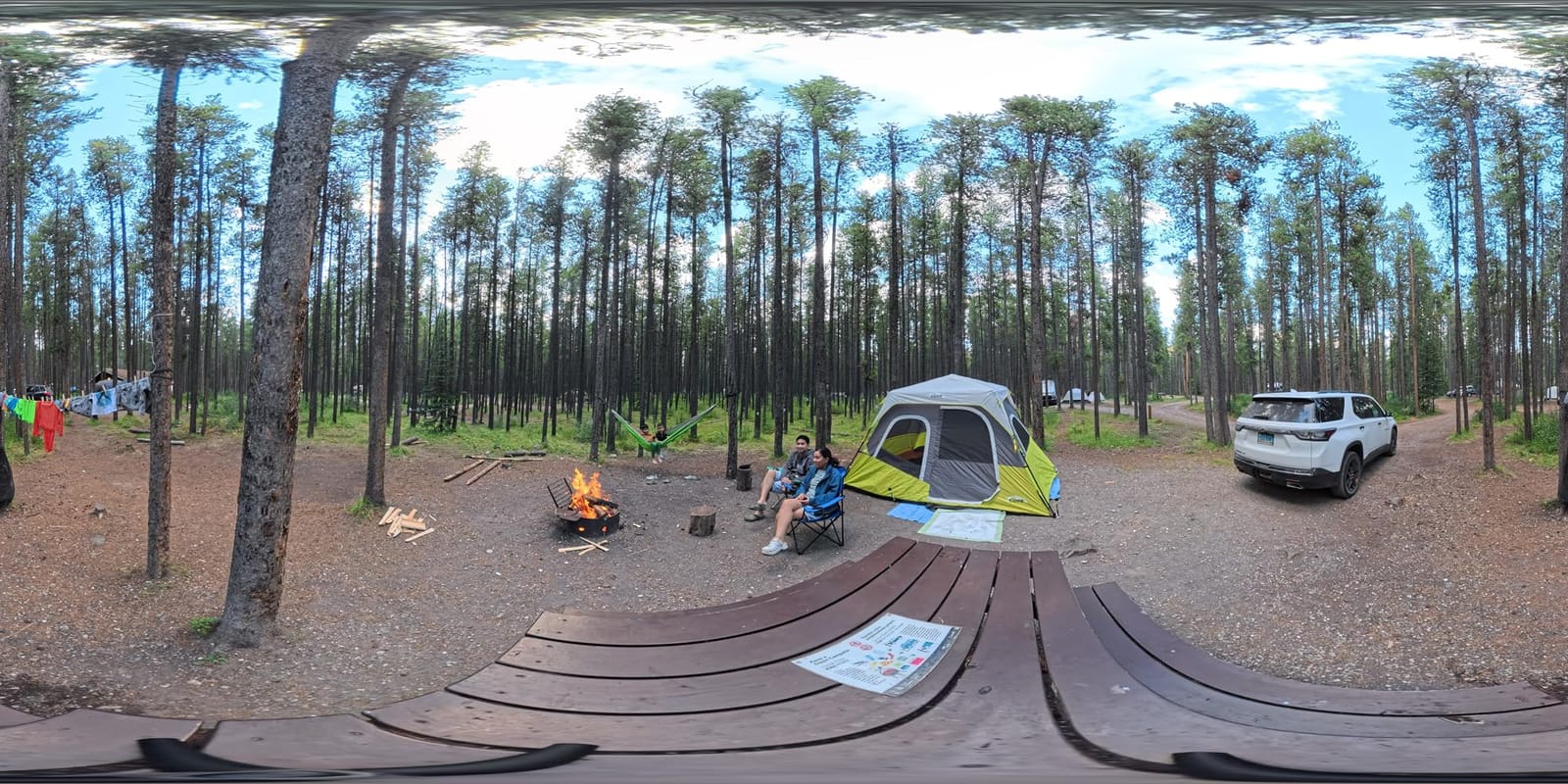 CORE Instant Cabin Tents | Family Cabin Multi Room Pop Up Tents Car Camping | Included Storage Pockets for Camping Accessories customer photo 1