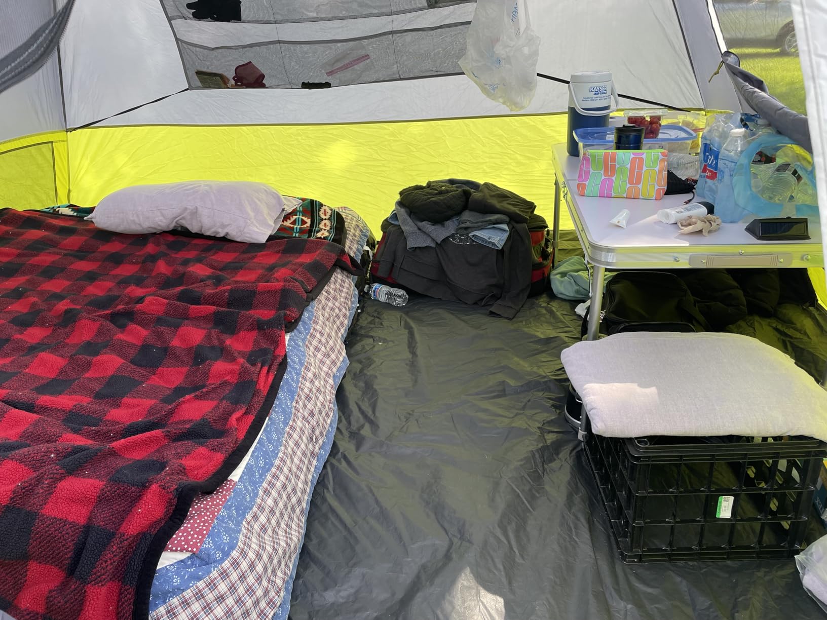 CORE Instant Cabin Tents | Family Cabin Multi Room Pop Up Tents Car Camping | Included Storage Pockets for Camping Accessories customer photo 2
