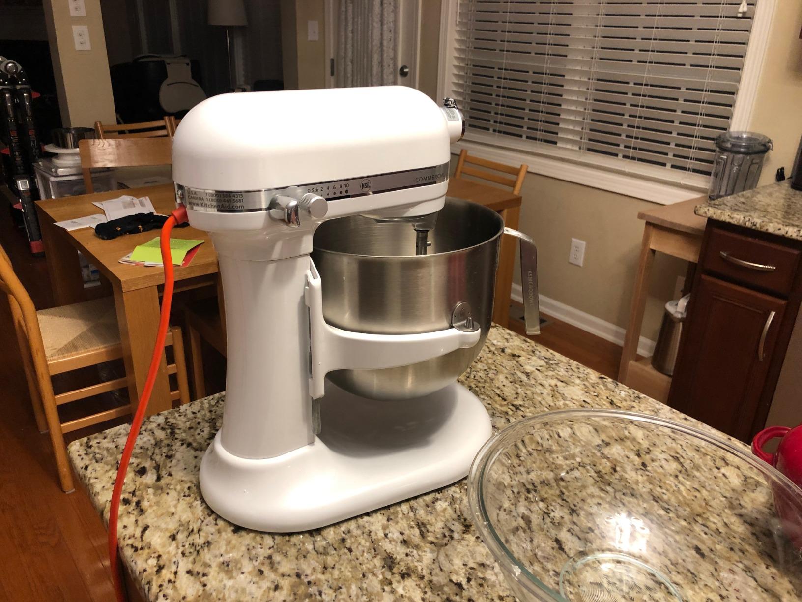 KitchenAid NSF Certified Commercial Series 8-Qt Bowl Lift Stand Mixer KSM8990 customer photo 1