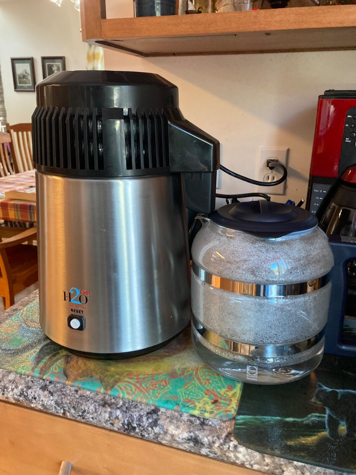 H2oLabs Best-in-Class Stainless Steel Home Water Distiller & Glass Carafe customer photo 1