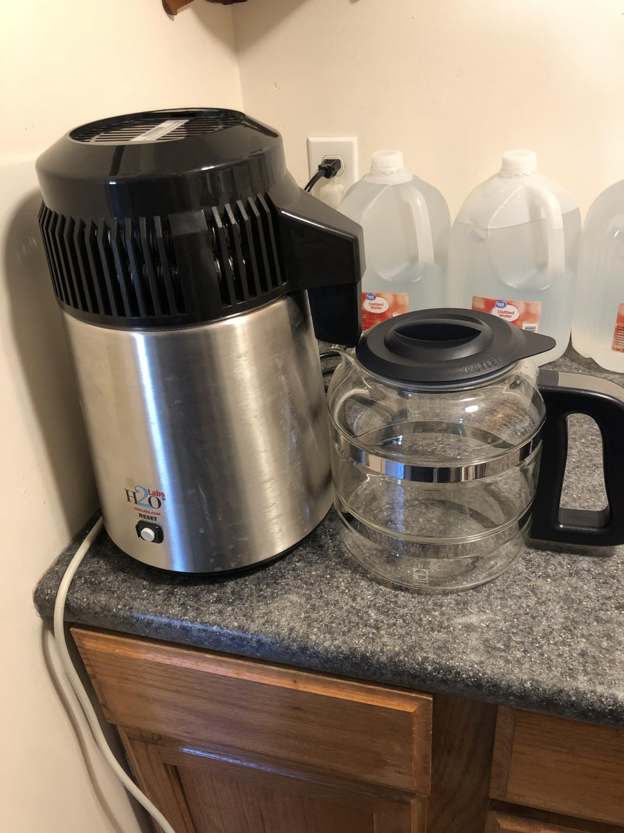 H2oLabs Best-in-Class Stainless Steel Home Water Distiller & Glass Carafe customer photo 2