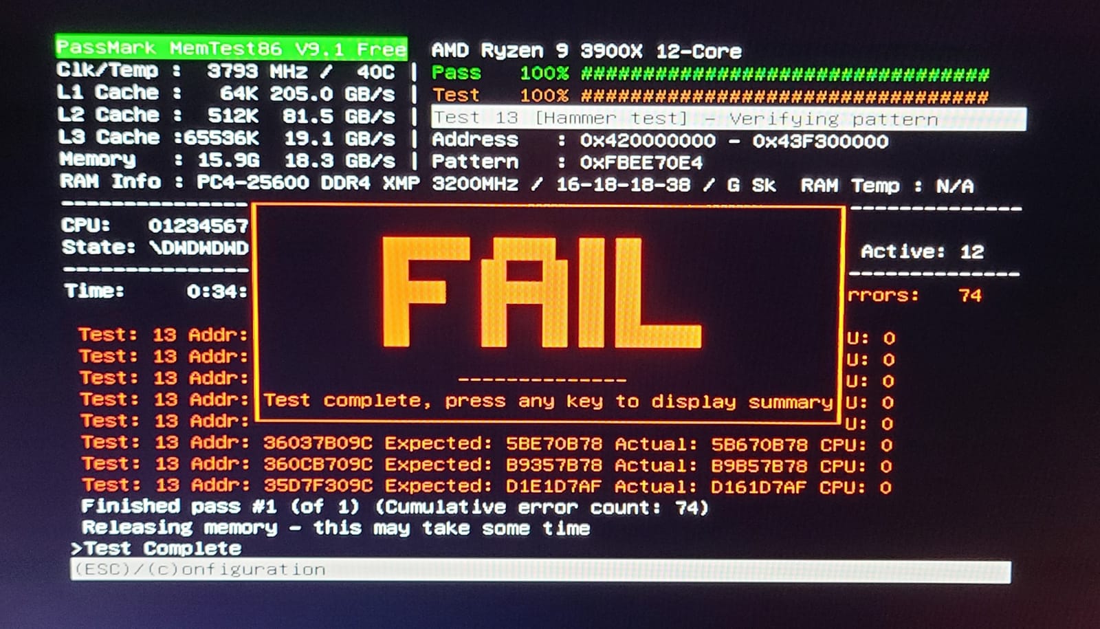 G.SKILL RipjawsV Series DDR4 RAM 16GB (2x8GB) 3200MT/s CL16-18-18-38 1.35V Intel AMD Desktop Computer Memory U-DIMM - Black (F4-3200C16D-16GVKB) customer photo 1