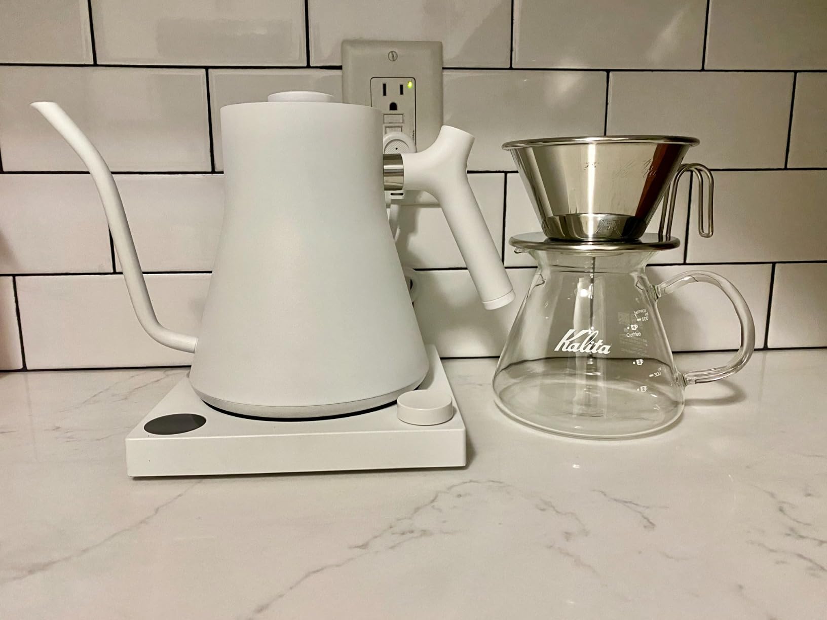 Kalita Coffee Dripper 'TSUBAME' WDS-185 2-4 Person Use Stainless Steel customer photo 1