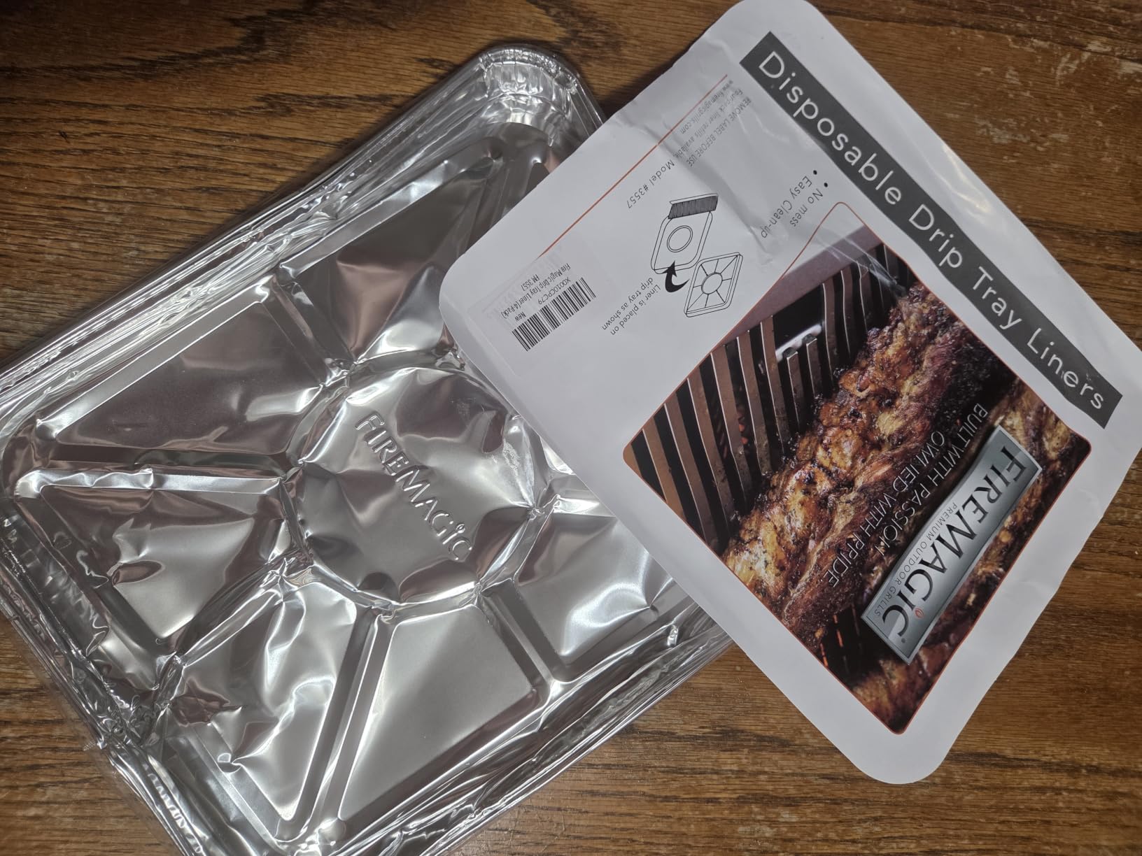 Fire Magic Disposable BBQ Grill Drip Tray Liner (4-Pack) customer photo 1