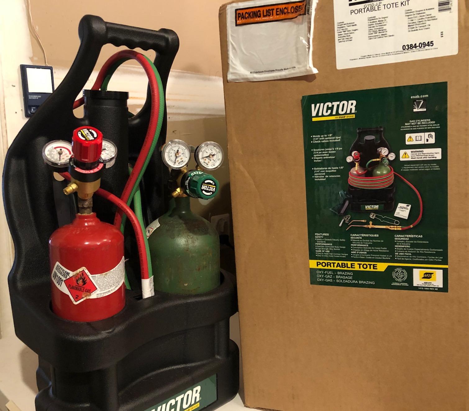 ESAB Victor 0384-0945 G150 J-P Light Duty Gas Welding Outfit Tote Kit Without Tanks customer photo 1