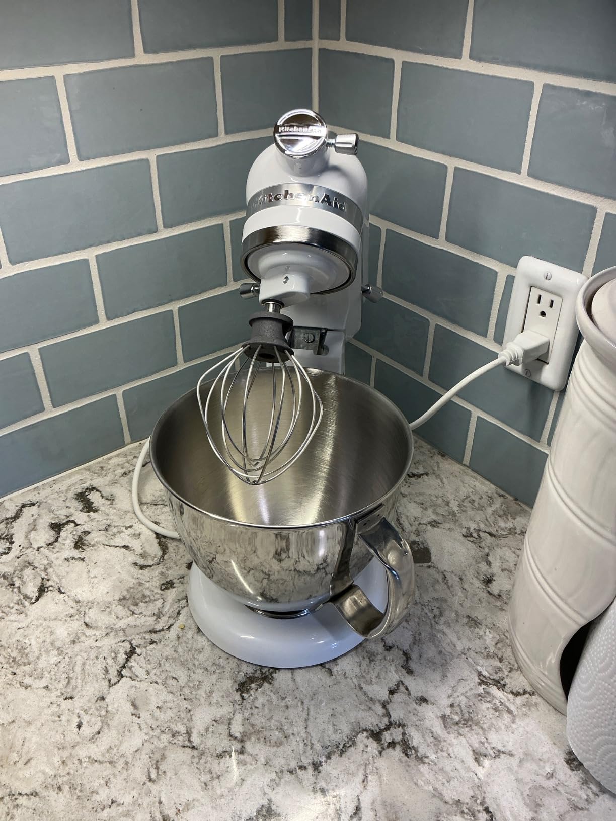 KitchenAid Artisan Mini 3.5-Qt Tilt Head Stand Mixer KSM3316XBM, Black Matte customer photo 1