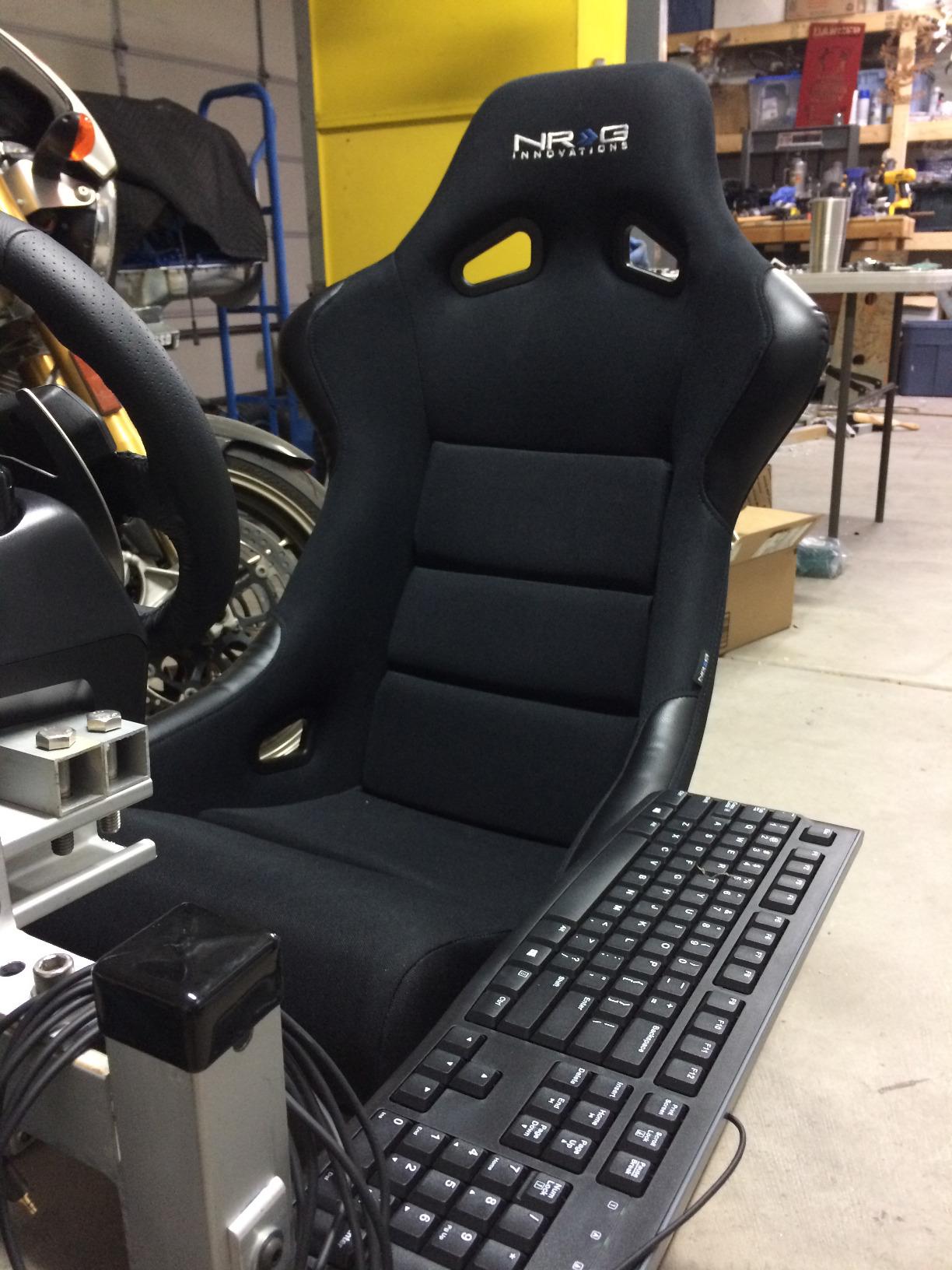 NRG Innovations NRG-FRP-301 Fiber Glass Fixed Back Bucket Racing Seat (Large) customer photo 1