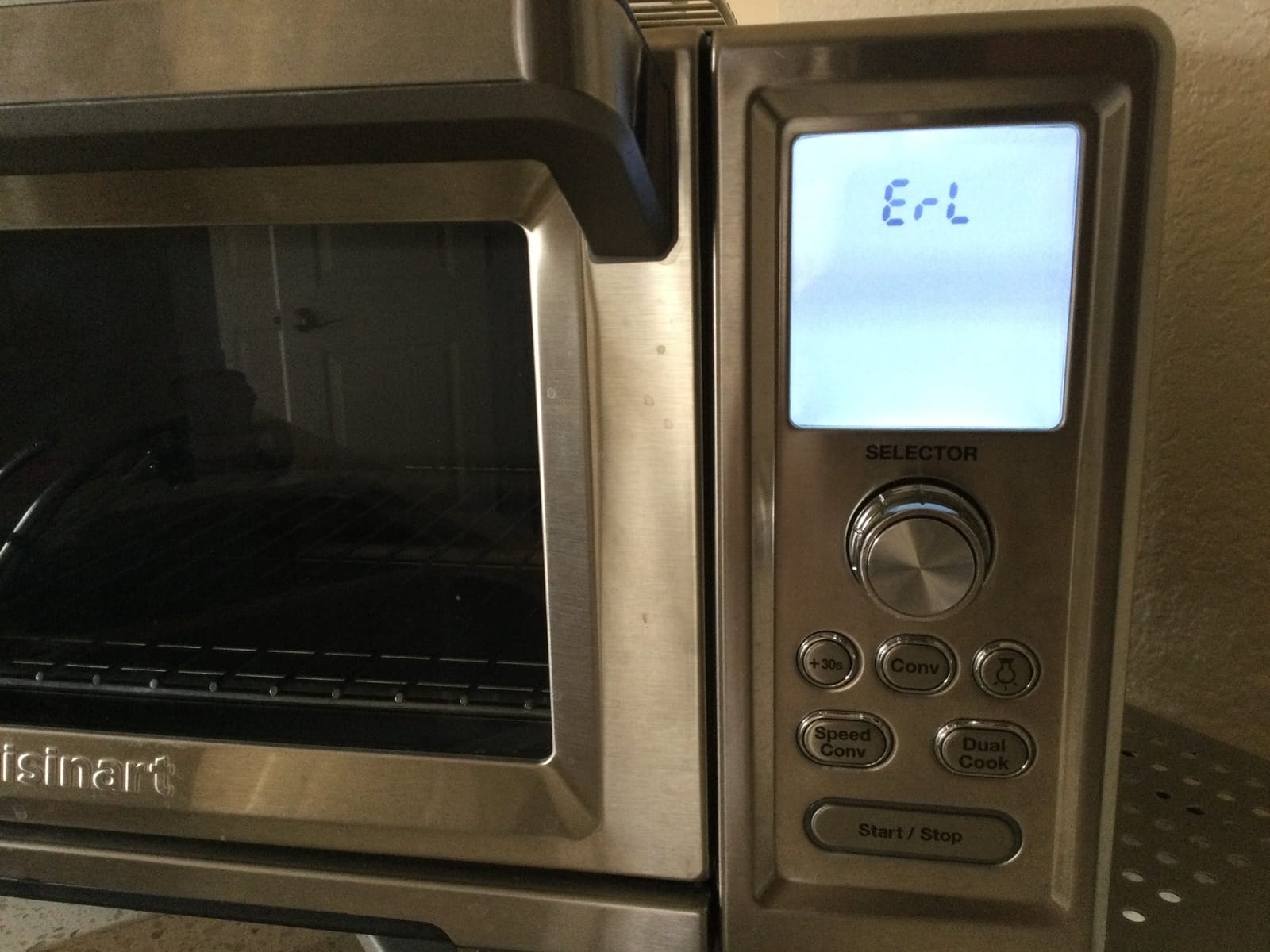 Cuisinart Convection Toaster Oven, 15-Function, 1800W, Stainless Steel | Stainless steel toaster oven with Exact Heat technology, nonstick interior fits 13