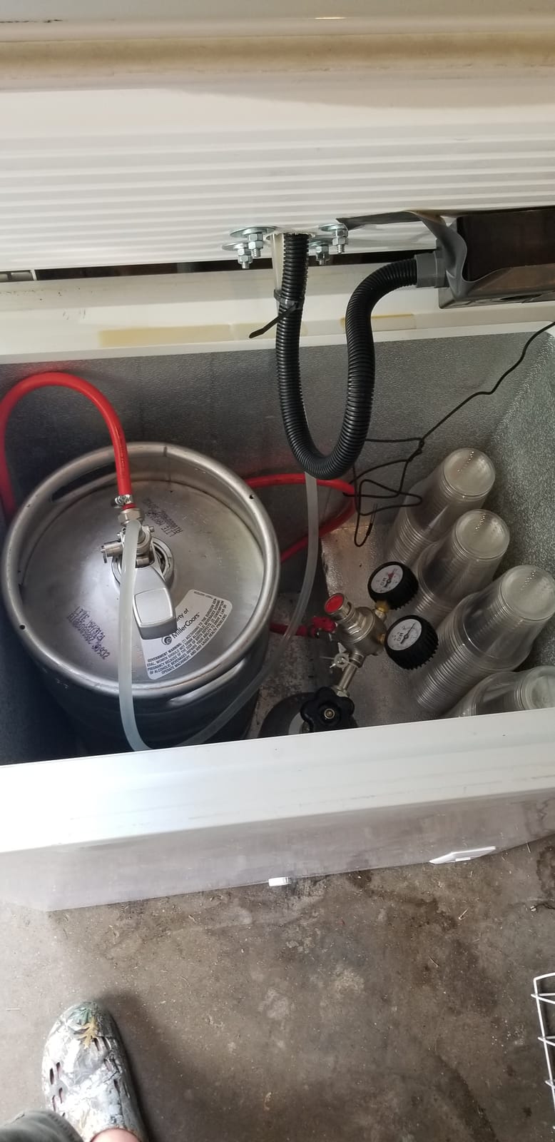 BACOENG Standard Tower Kegerator No Tank Beer Conversion Kit customer photo 1