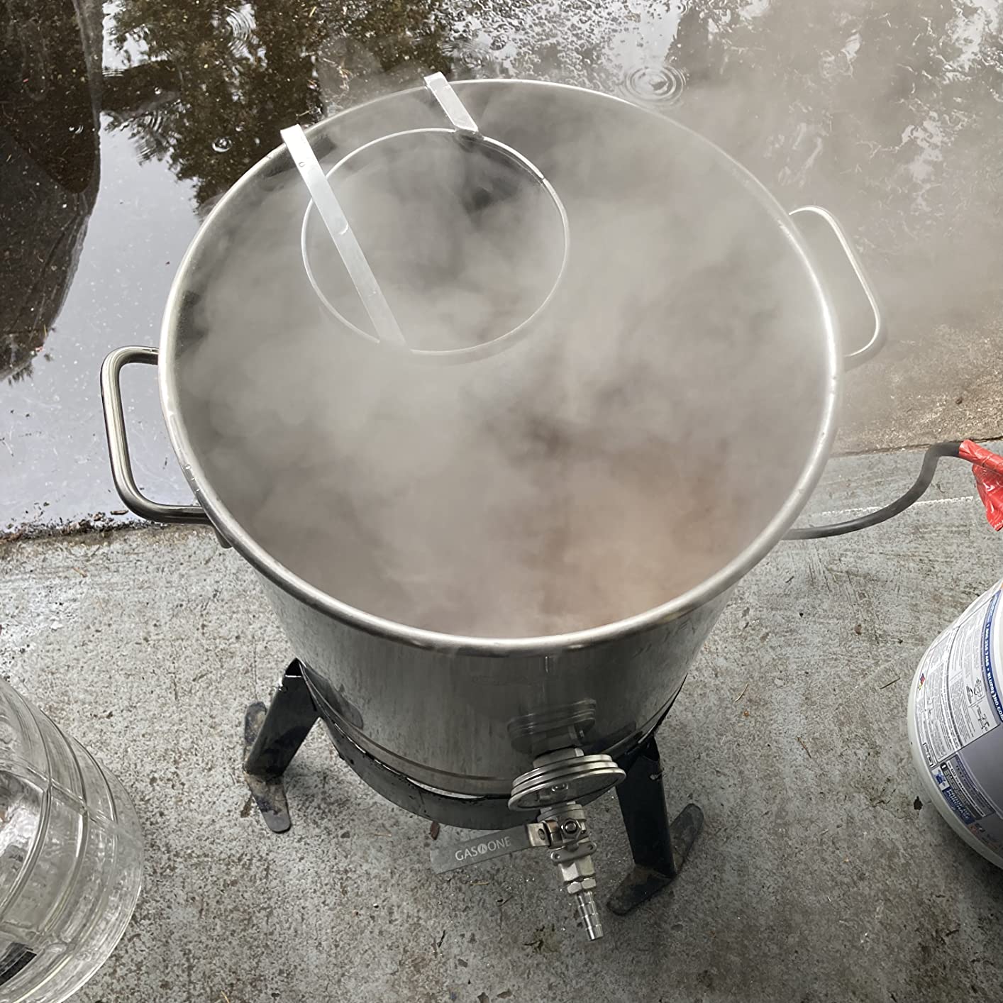 Hop Spider 300 Micron Mesh Stainless Steel Hop Filter Strainer for Home Beer Brewing Kettle customer photo 2
