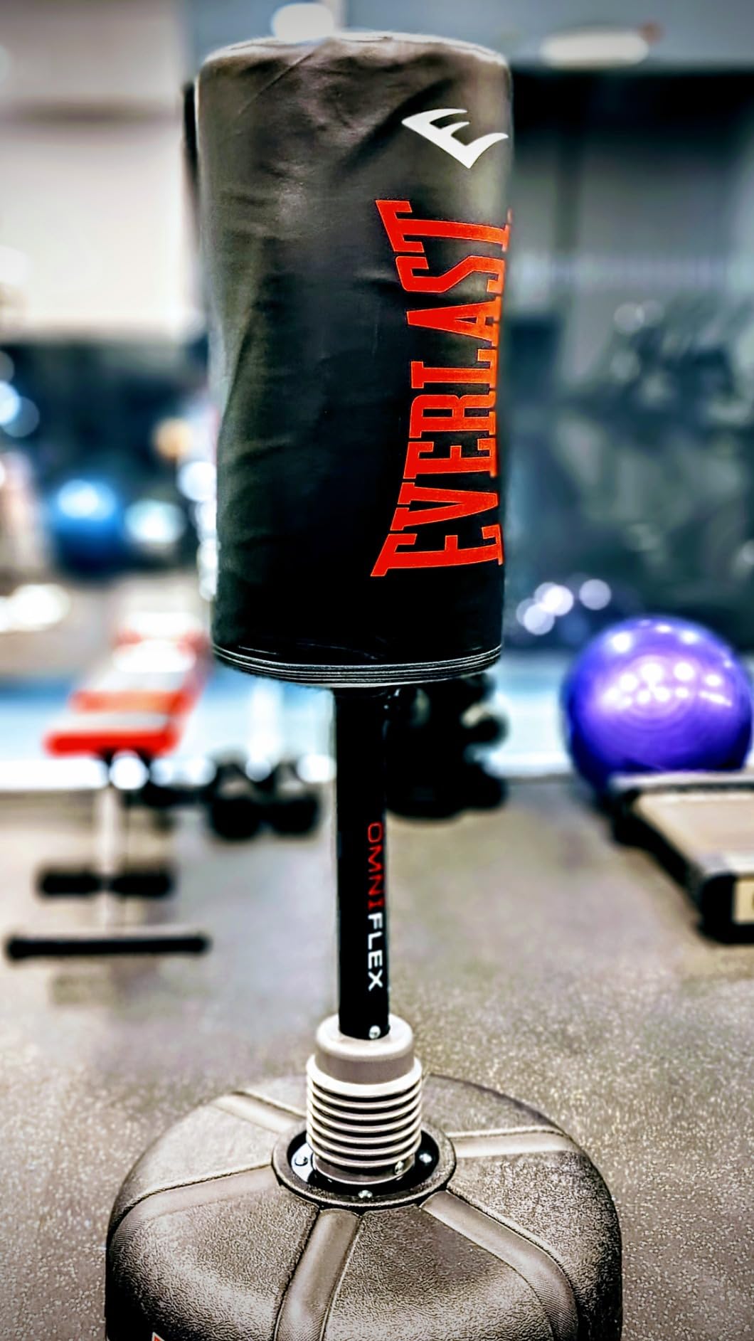 Everlast Freestanding Adjustable Punching Bag for Adults | Heavy Boxing Bag with Stand | Free Standing Punching Bag for Boxing, Muay Thai, MMA, Home Gym Training customer photo 1