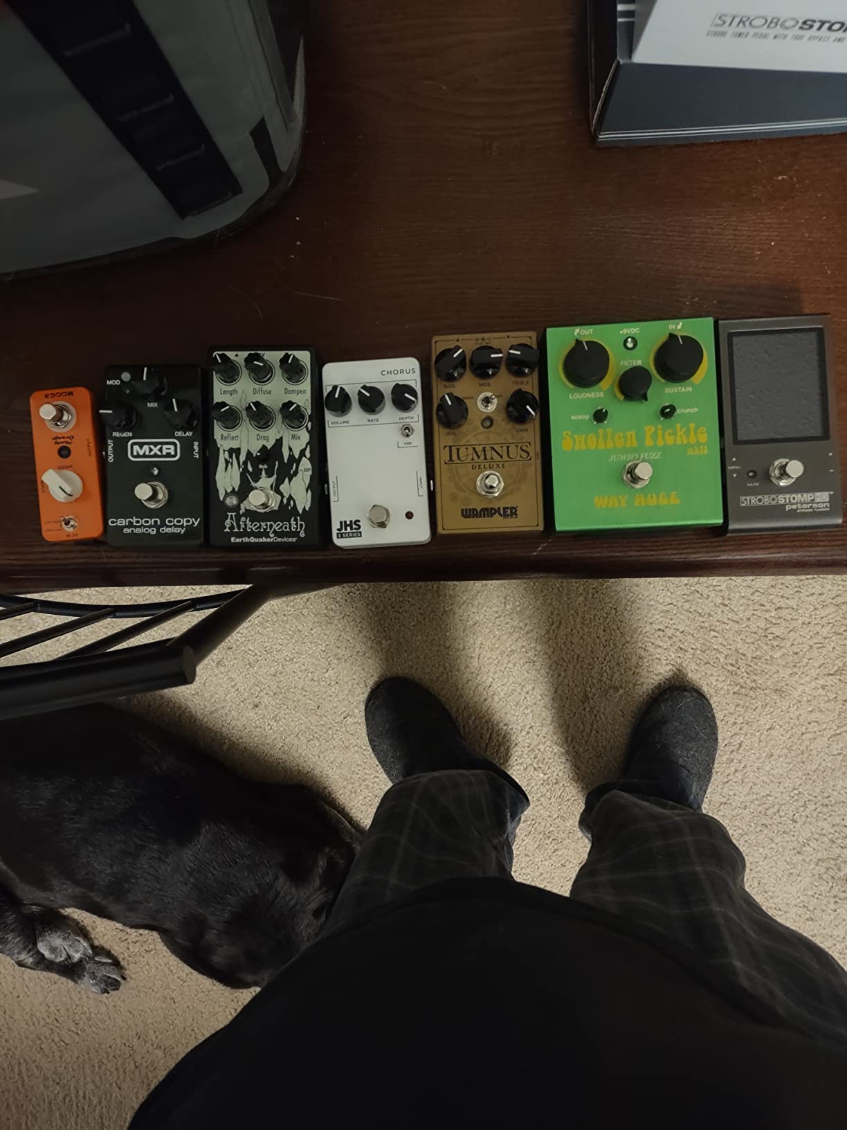 Wampler Tumnus Deluxe Overdrive & Boost Guitar Effects Pedal customer photo 1