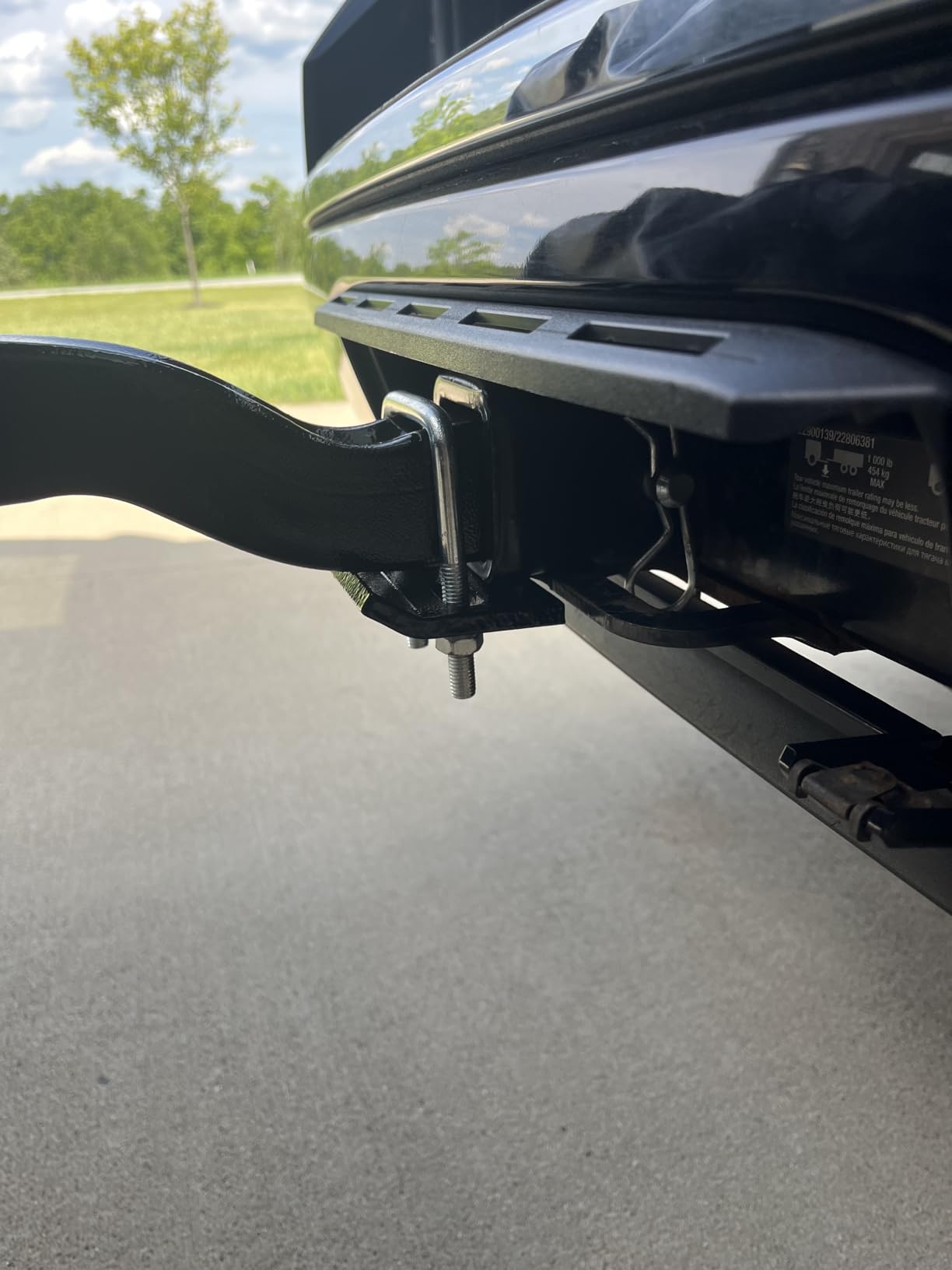 Mockins 500 Lb Capacity Steel Trailer Hitch Cargo Carrier for 2