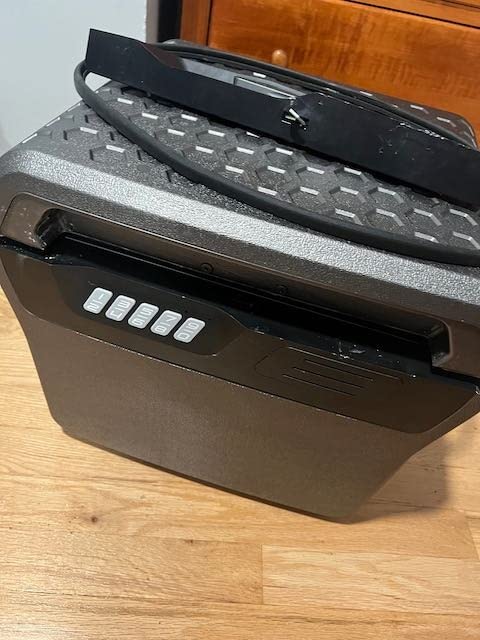 SentrySafe Charcoal Gray Waterproof and Fireproof Safe, Lock Box with Keypad for Documents and Hanging File Folders, 14.1 x 16.6 x 13.8 Inches, FHW40300 customer photo 2