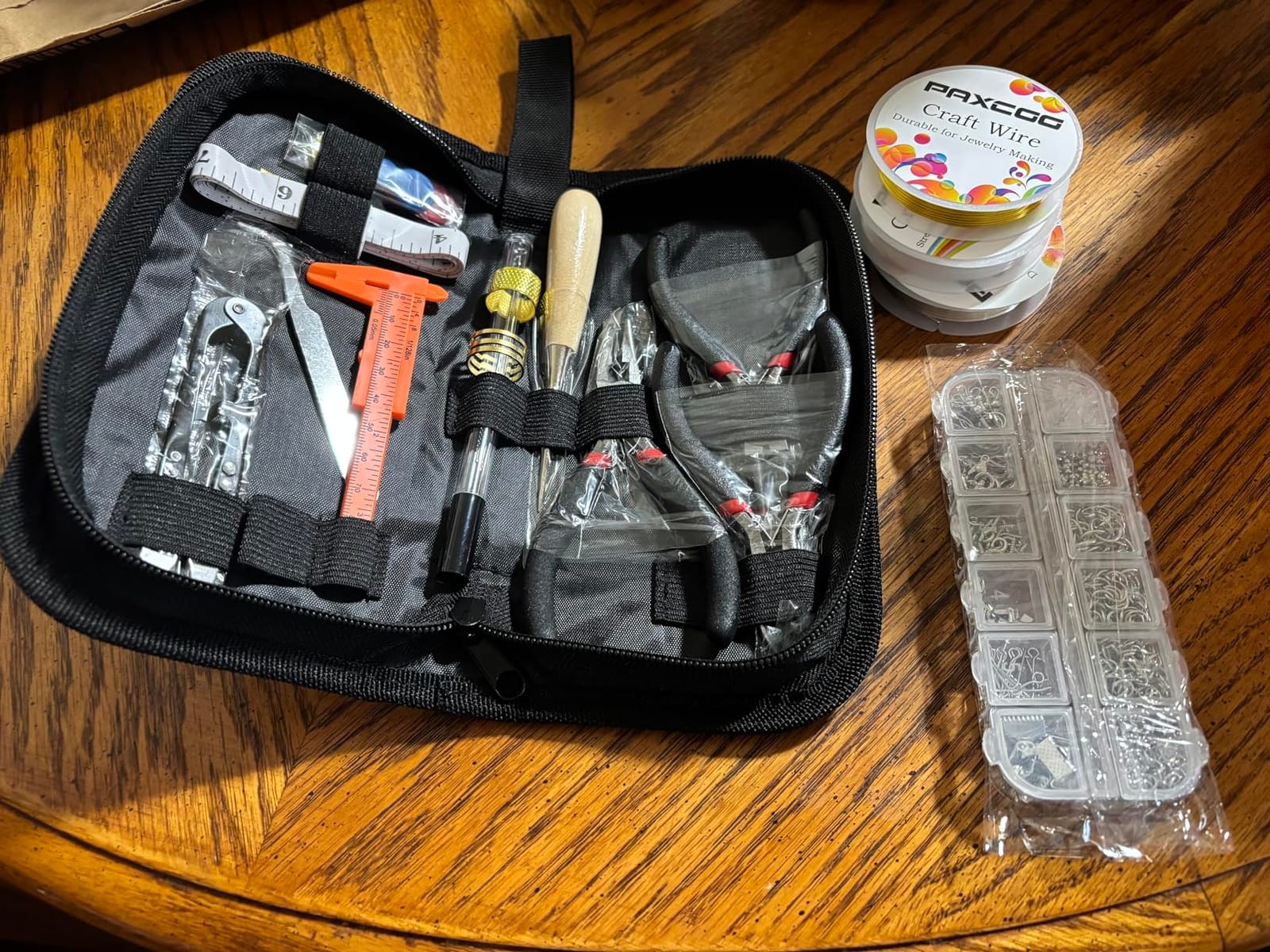 PAXCOO Jewelry Making Supplies Kit with Tools, Wires, Findings for Jewelry Repair and Beading customer photo 1