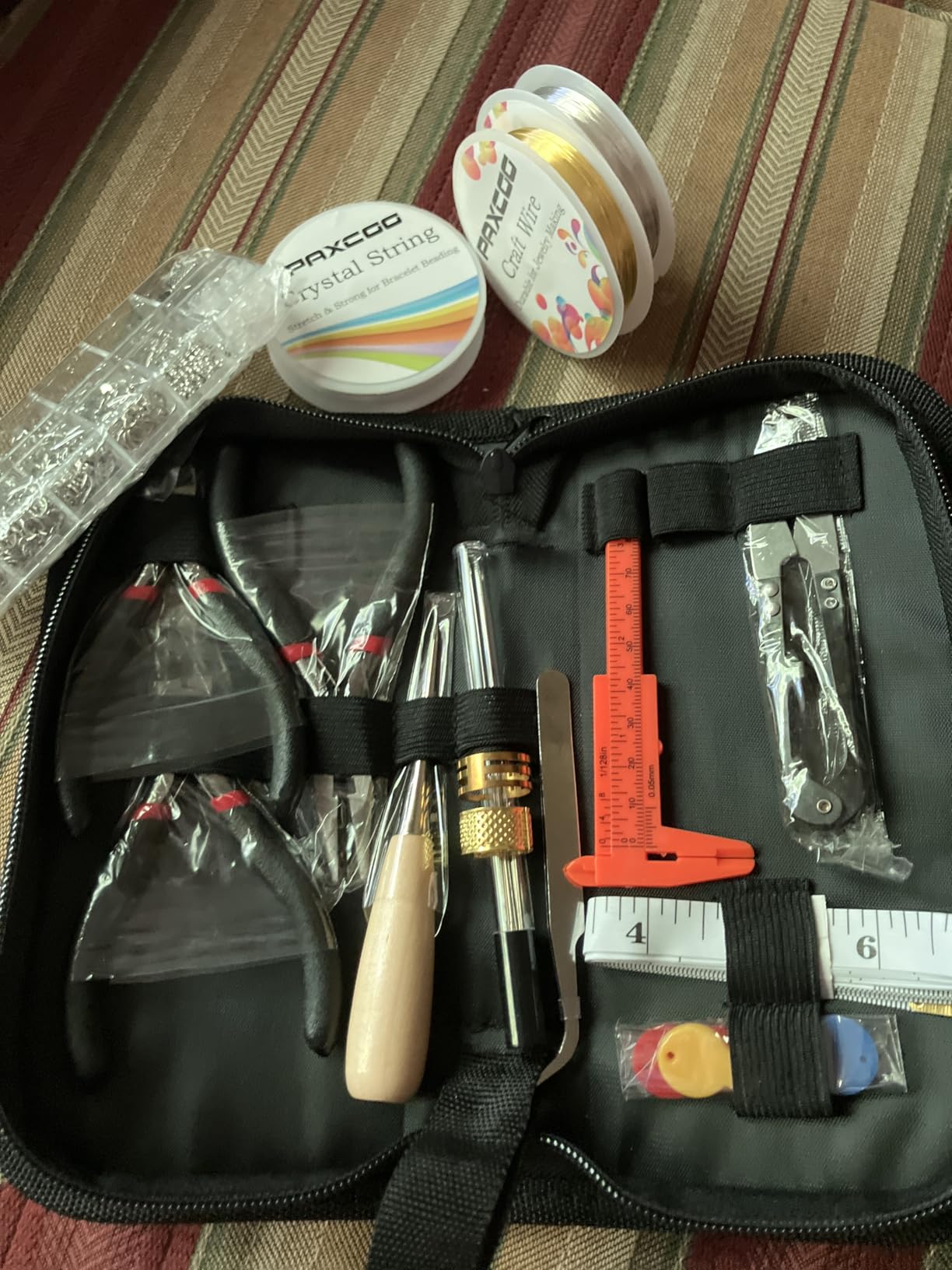 PAXCOO Jewelry Making Supplies Kit with Tools, Wires, Findings for Jewelry Repair and Beading customer photo 2