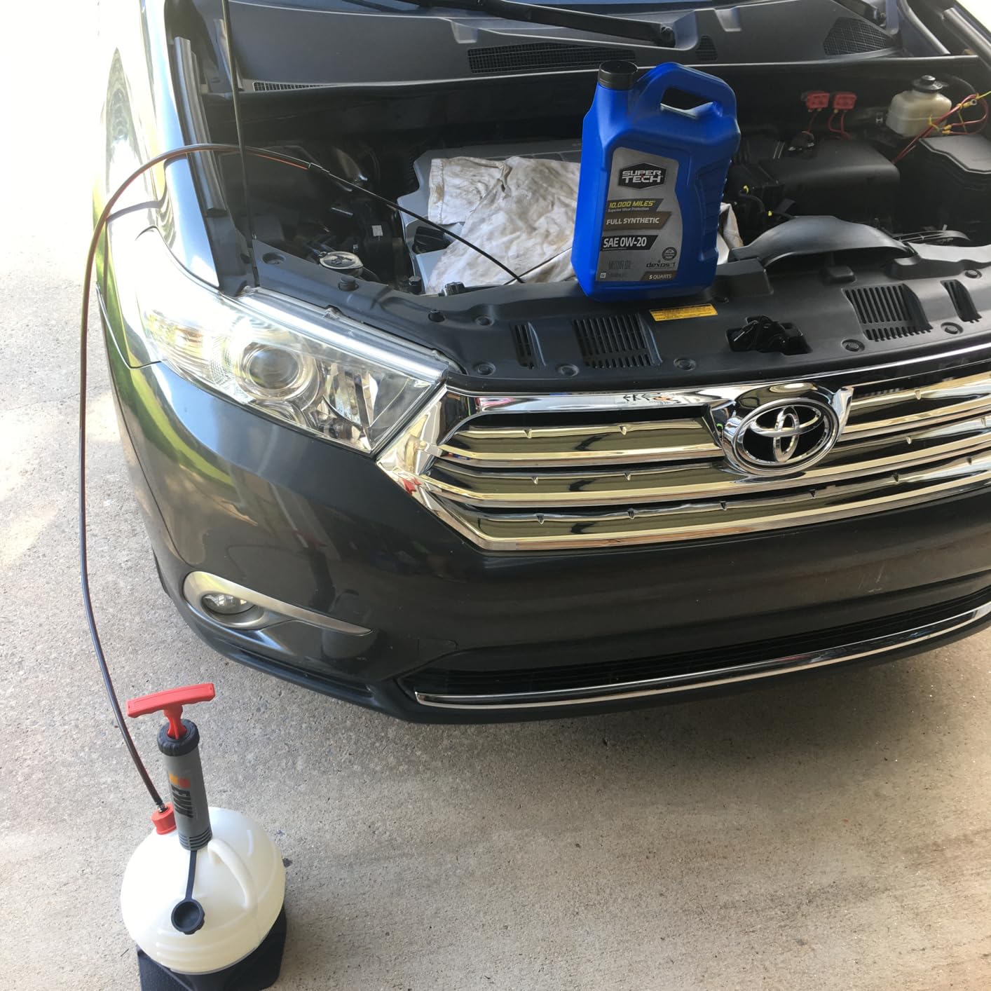 EWK 6L Vacuum Oil Extractor Pump, Portable Fluid Extractor Oil Change Pump for Automotive, Marine Boat, Jet Ski, Fast Oil Change & Quick Drain Fluid Transfer Pump customer photo 2