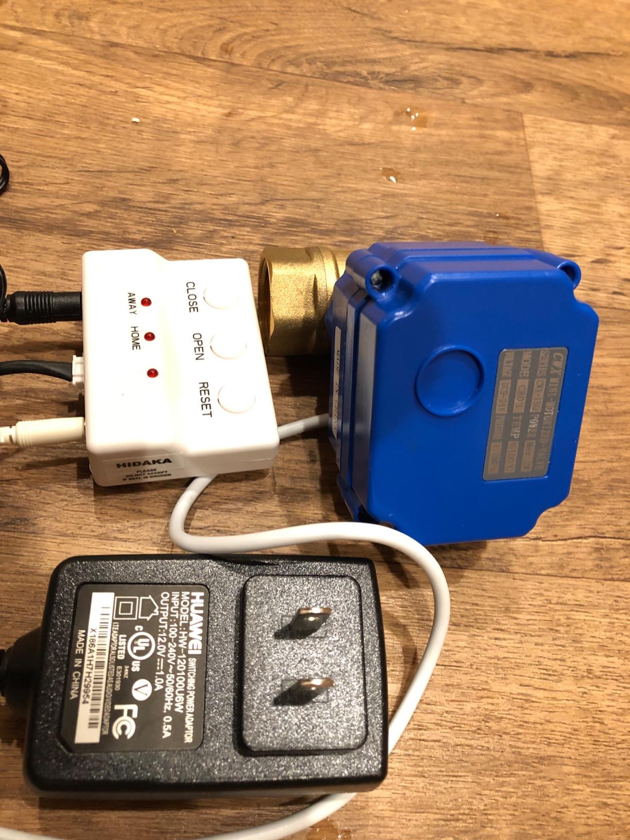 E-SDS Water Leak Detector with Shutoff Valve, Sensors and Sounds Alarm | Automatic Water Leak Shut Off Valve System, for Pipes 3/4 NPT, Flood Prevention for Laundry, Water Heaters and More customer photo 1