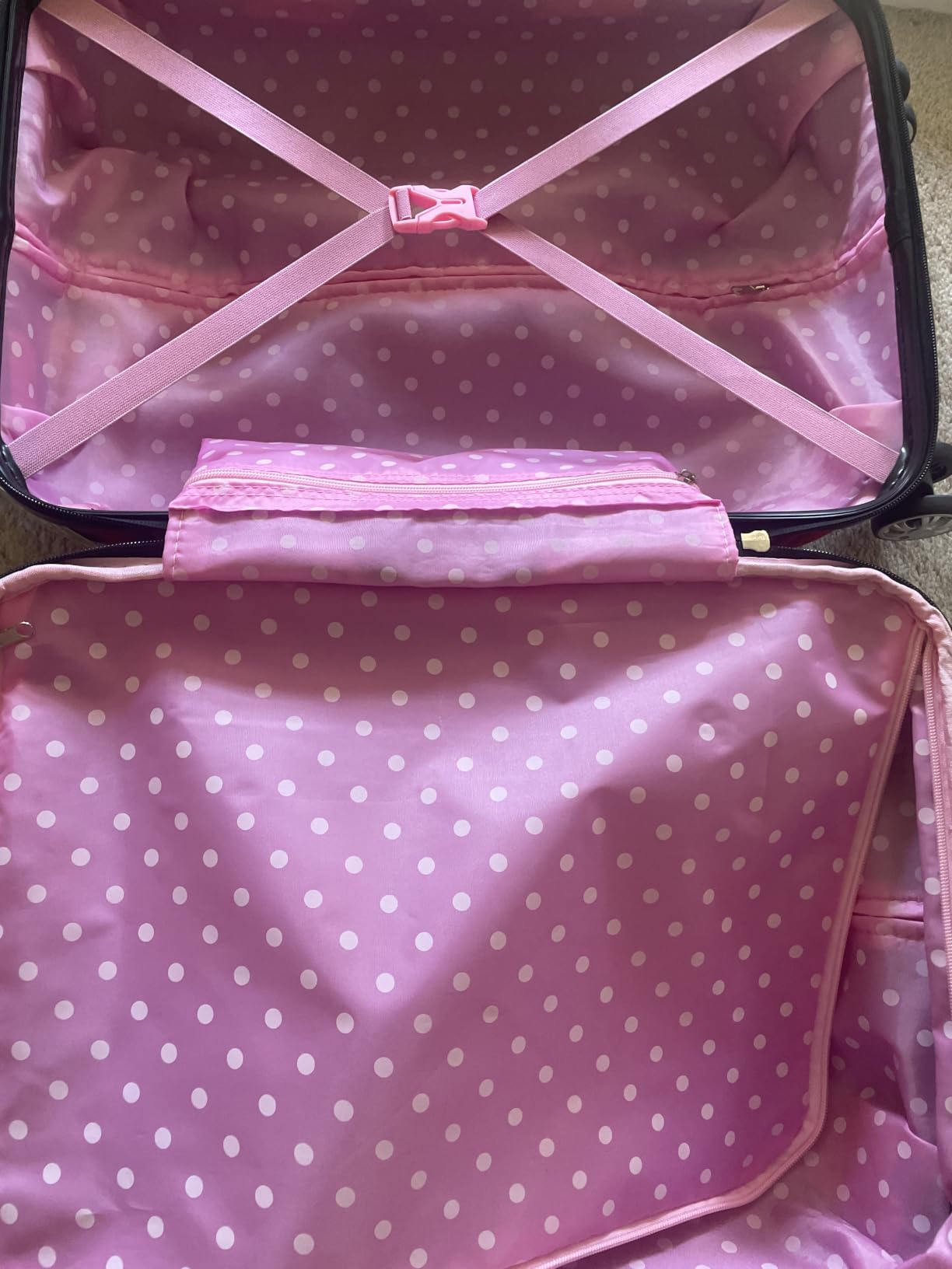 Rockland Melbourne Hardside Expandable Spinner Wheel Luggage, Mint, Checked Large 28