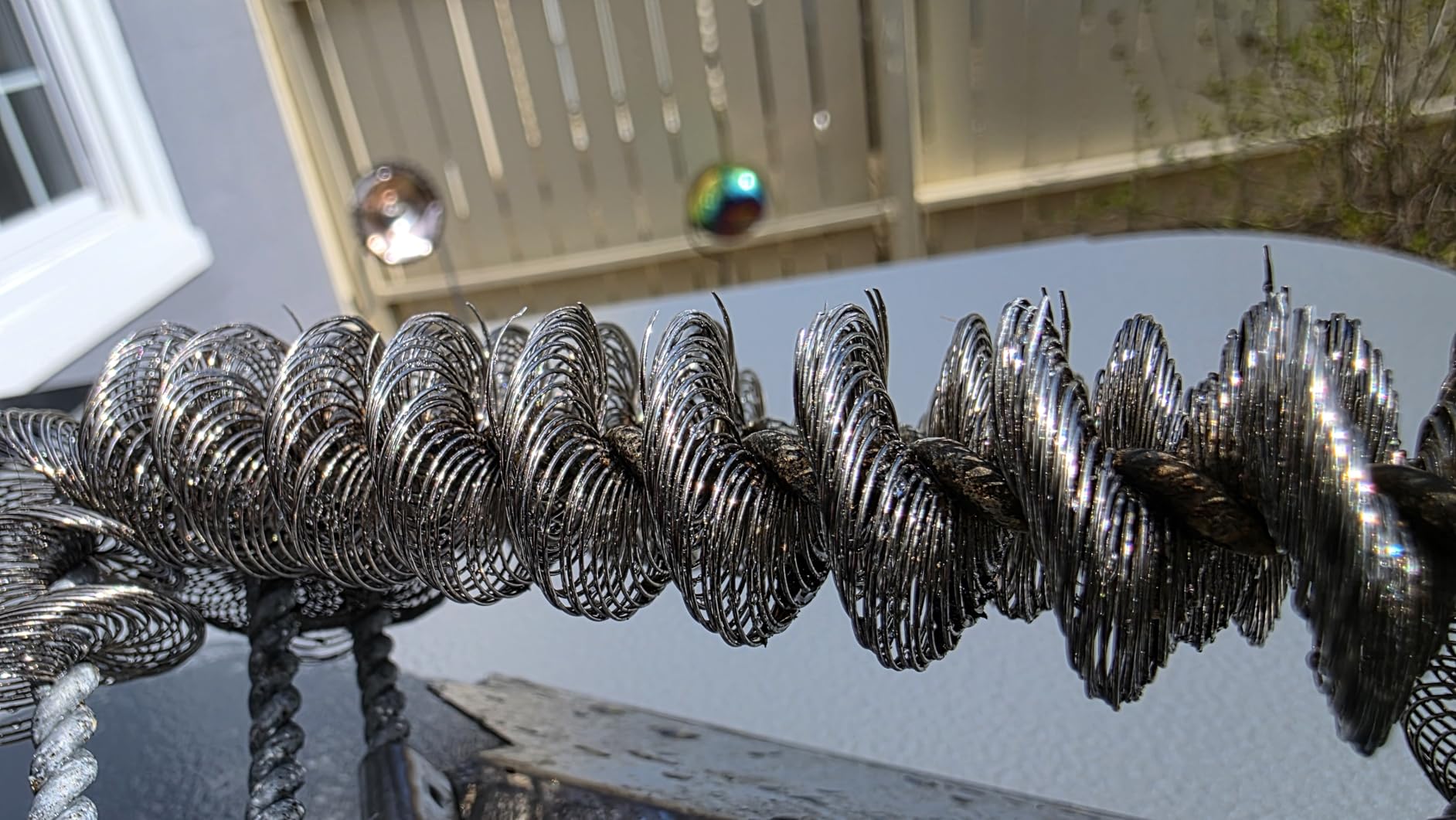 Grill Brush and Scraper Bristle Free - Safe BBQ Brush for Grill - 18'' Stainless Grill Grate Cleaner - Safe Grill Accessories for Porcelain/Weber Gas/Charcoal Grill - Gifts for Grill Wizard customer photo 2