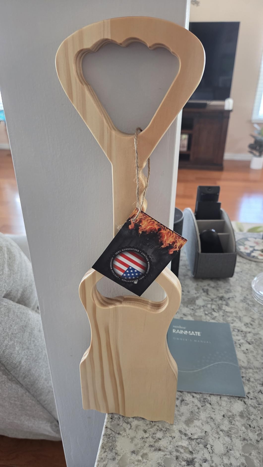 Wood Grill Scraper - Safe, Bristle-Free BBQ Cleaner | Wooden Alternative to a Wire Grill Brush for Outdoor Grills - No Loose Bristles. Just Clean Grates. customer photo 1