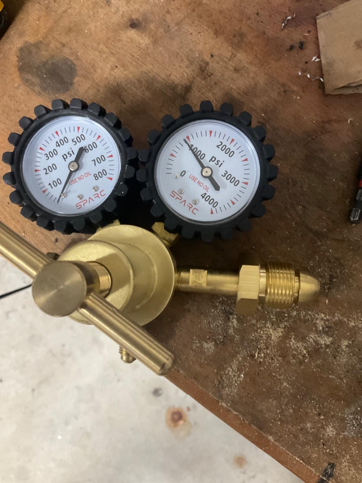 SPARC Premium Nitrogen Regulator HVAC - LIFETIME USA Warranty | 0-600PSI Delivery Pressure - for Brazing Purging Testing - CGA580 Inert Gas Helium Argon customer photo 1