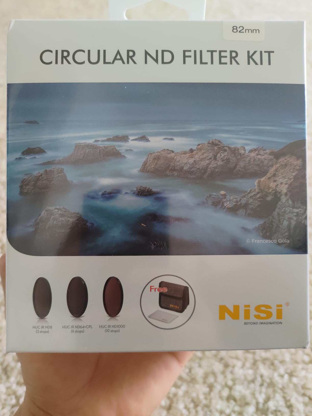 NiSi 72mm Circular ND Filter Kit, ND8 ND64+CPL ND1000 | Includes 3/6/10 Stop ND Filters, 4-Pocket Case & Cleaning Cloth for Long Exposure Photography customer photo 2