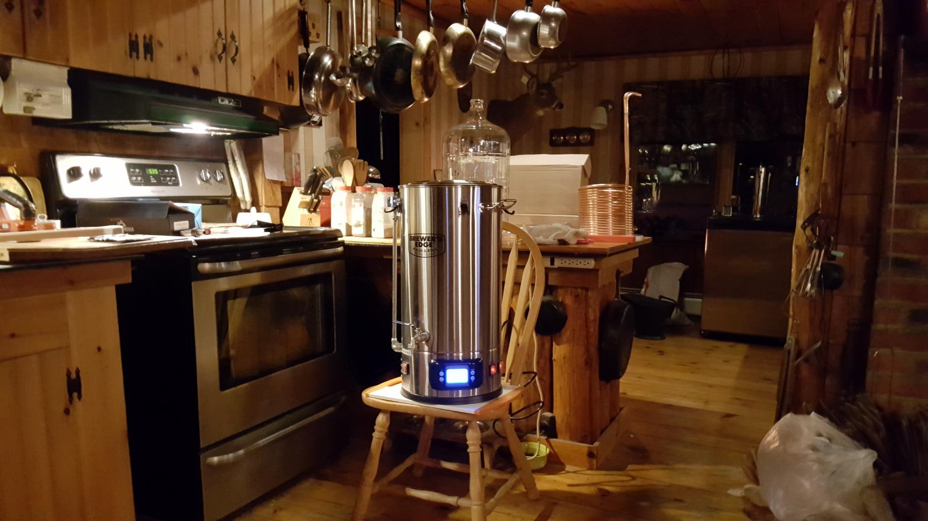 Brewer's Edge Mash and Boil with Pump | All Grain Home Brewing System 7.5 Gallon customer photo 2