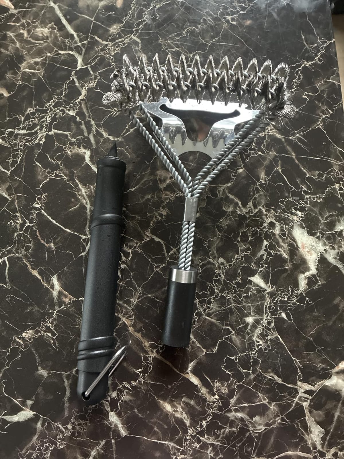 GRILLART Grill Brush for Outdoor Grill Bristle Free - Safe BBQ Grill Cleaner Brush - 18