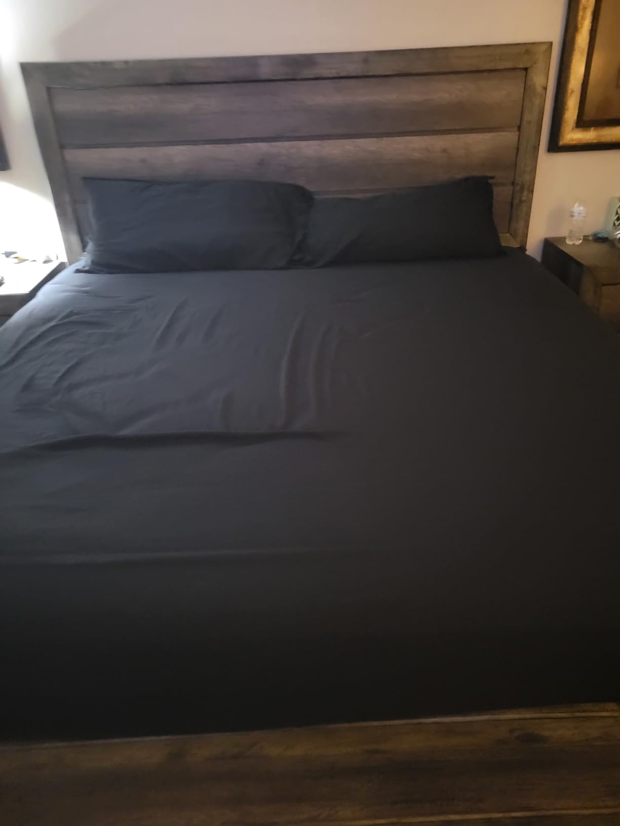 Pure Bamboo Queen Sheets, Genuine 100% Organic Viscose Derived from Bamboo Bed Sheet Set, Luxuriously Soft & Cooling, Double Stitching, 2 Year Quality Promise (Queen, White) customer photo 2