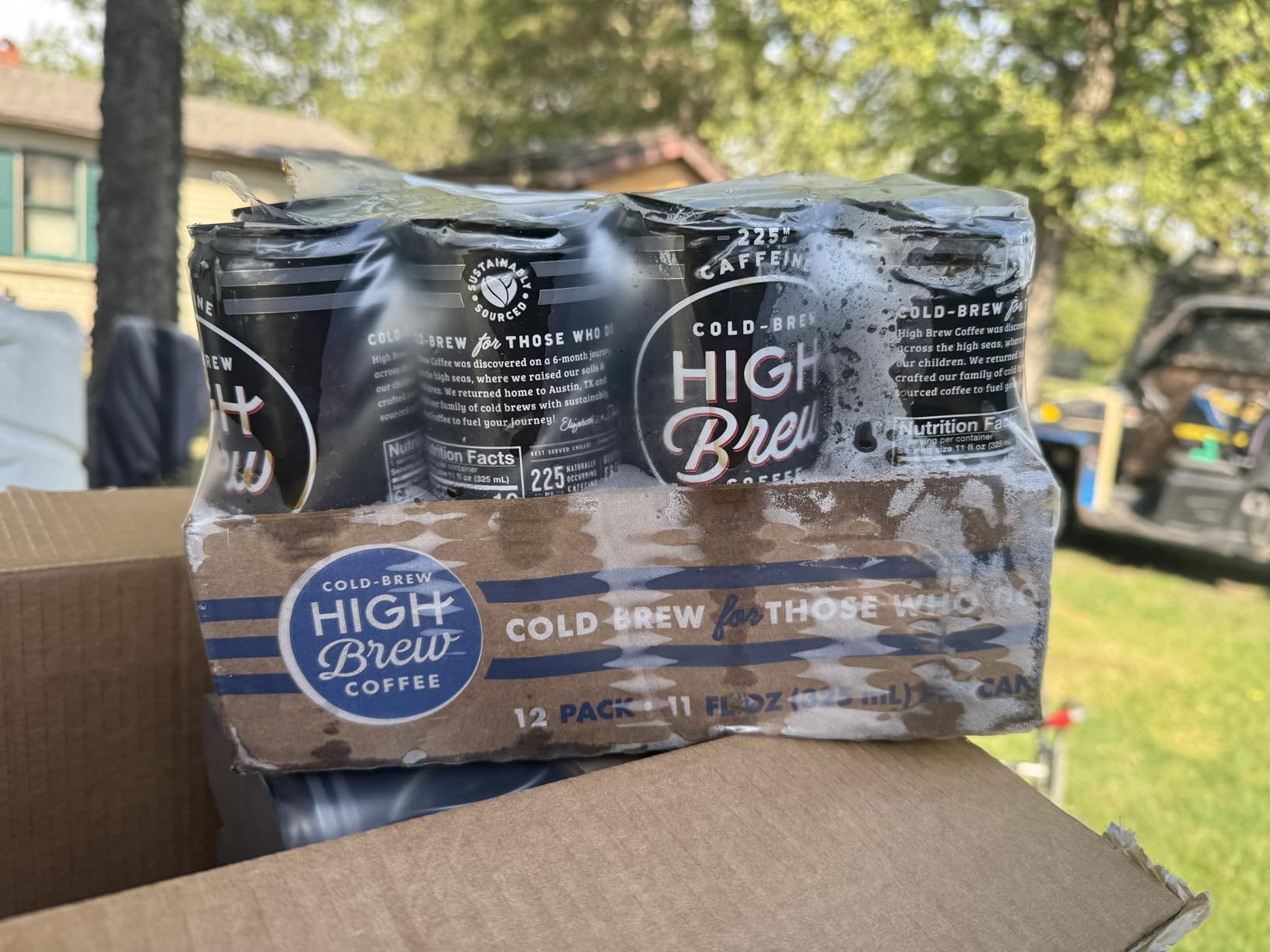 High Brew Coffee Triple Shot Black, 11 oz Can (12 Pack) customer photo 1