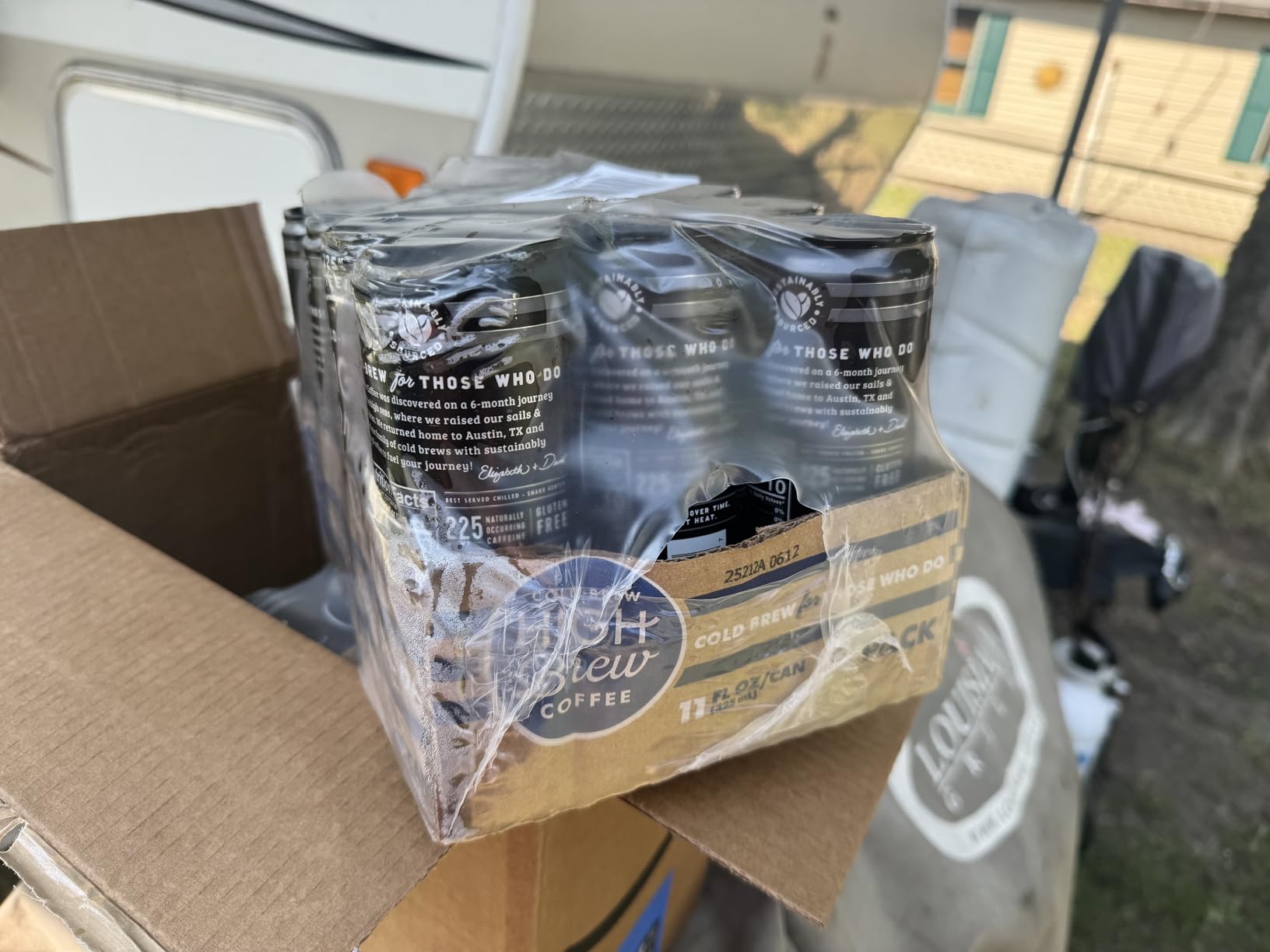 High Brew Coffee Triple Shot Black, 11 oz Can (12 Pack) customer photo 2