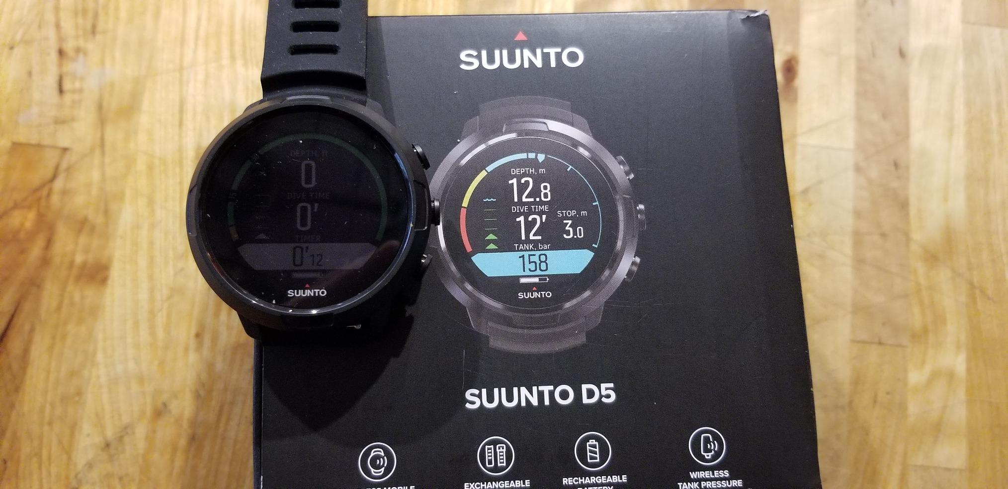 SUUNTO D5 Dive Computer, Color Display 100m Waterproof, All Black customer photo 1