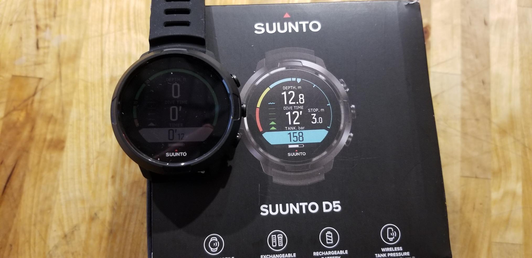 SUUNTO D5 Dive Computer, Color Display 100m Waterproof, All Black customer photo 2