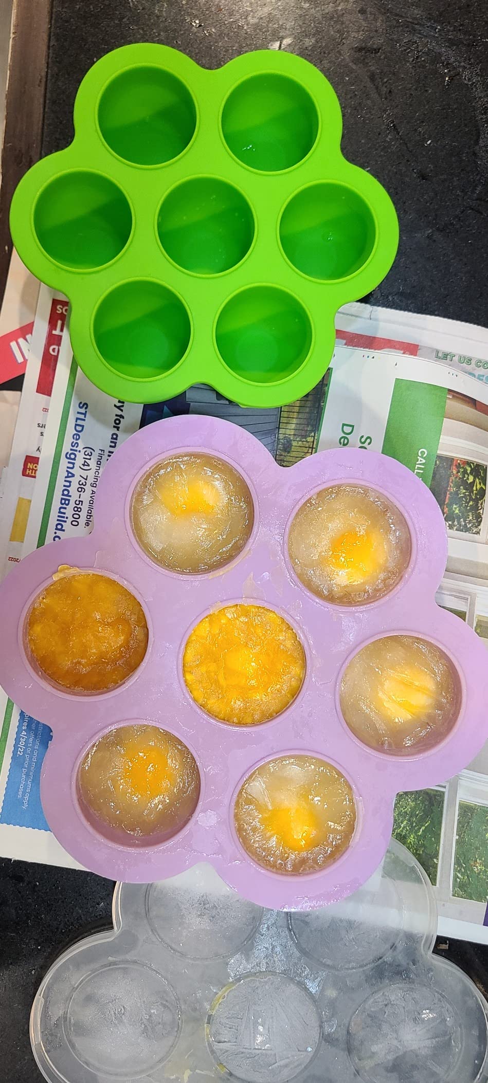 Silicone Egg Bites Mold Set of 4, Steamer Rack with Heat resistant Handle | and Spoon, Reusable Sous Vide Egg Poacher with Lid Fits Instant Pot 5,6,8 qt Pressure Cooker customer photo 2