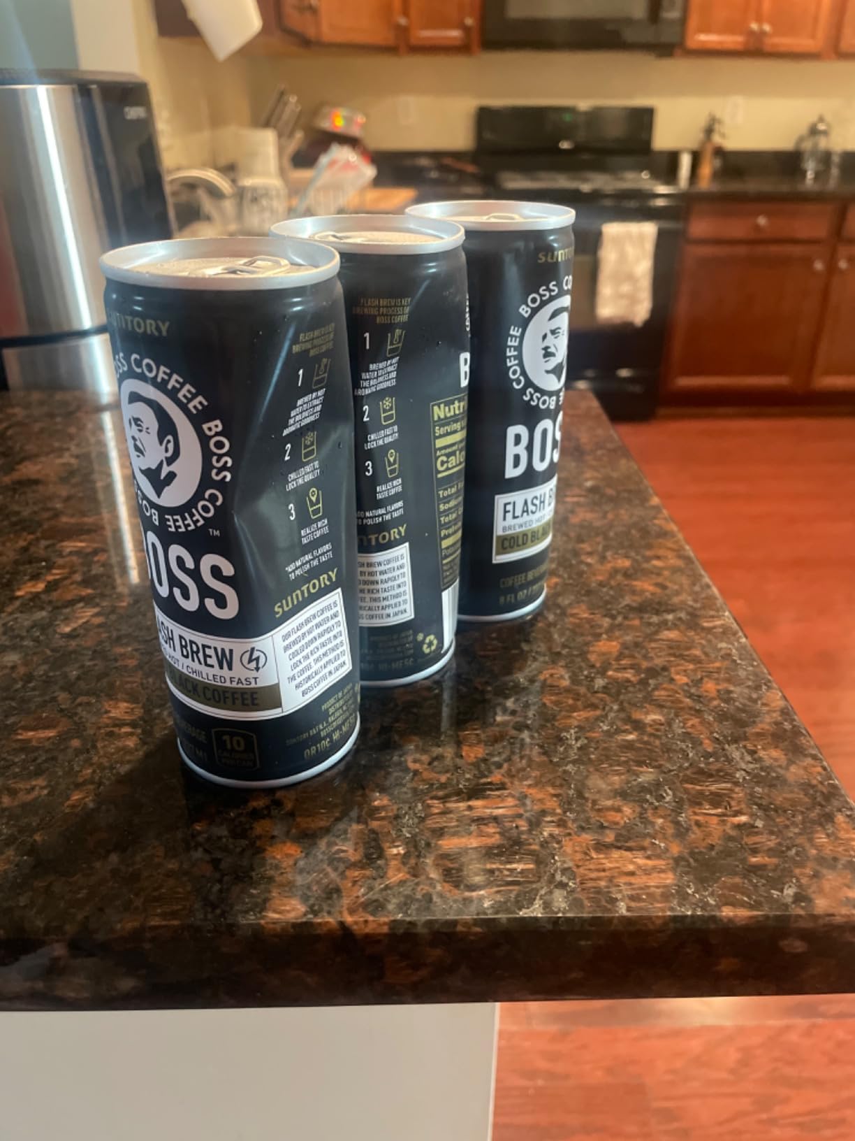 BOSS Coffee by Suntory - Japanese Flash Brew Original Black Coffee, 8oz 12 Pack customer photo 1