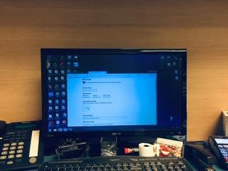 Amazon Basics Privacy Screen Filter for 24 Inch 16:9 Widescreen Monitor, Anti-Glare, Blue Light Filter, Anti-Scratch, Easy Installation, Removable, Eye Protection (20.94