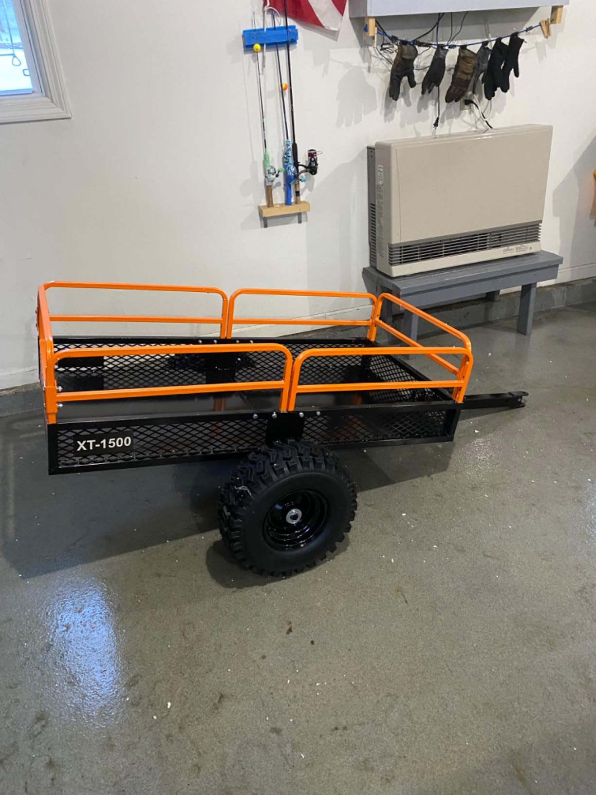 Impact Implements 1500lb ATV/UTV/Tractor Cargo Trailer with Steel Floor | Heavy duty hauling, steel floor, aggressive all-season tires customer photo 1
