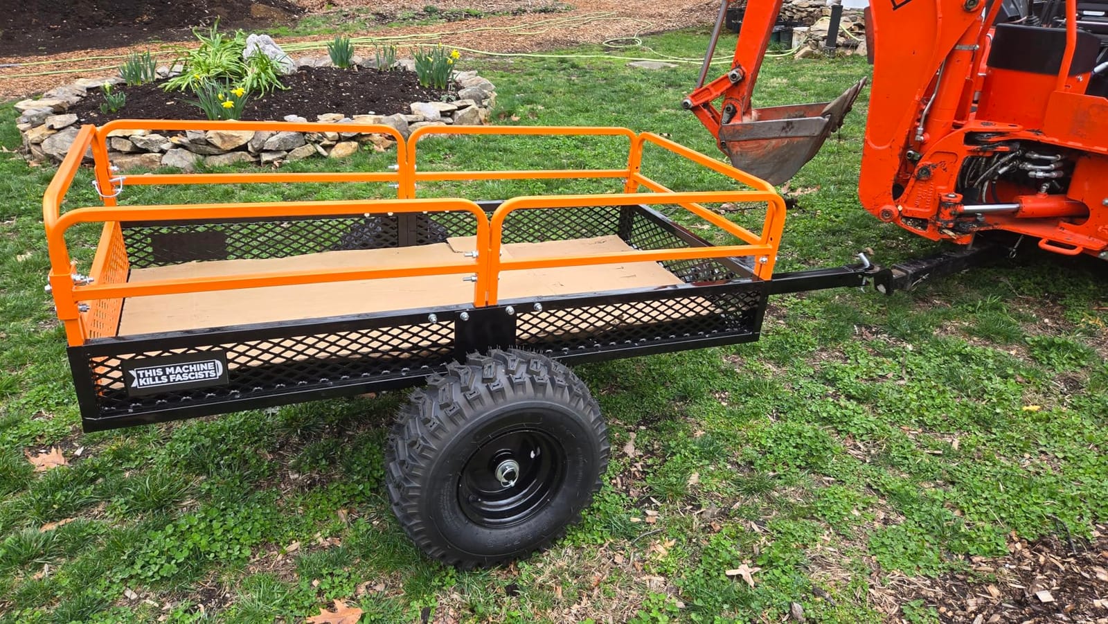 Impact Implements 1500lb ATV/UTV/Tractor Cargo Trailer with Steel Floor | Heavy duty hauling, steel floor, aggressive all-season tires customer photo 2