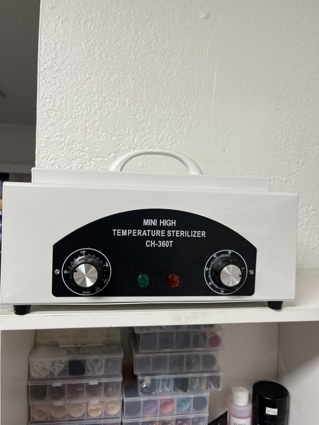 High Temperature Sterilizer Dry Heat Nail Tool Dental Tool Sterilizer 1.5L | Soiiw Autoclave Machine esterilizador de manicura Salon Equipment for Metal Tools with Handle 110V 300W customer photo 1