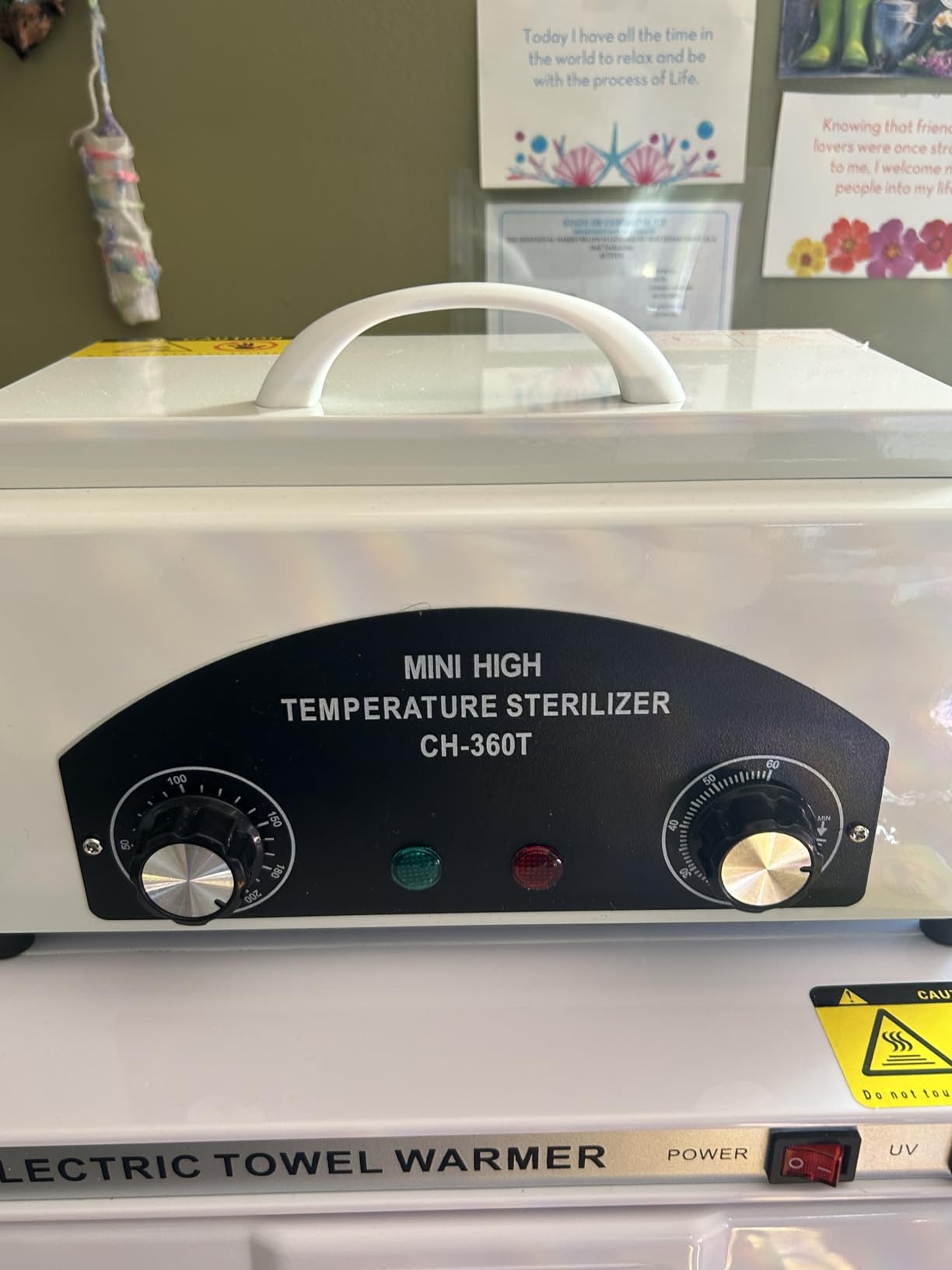 High Temperature Sterilizer Dry Heat Nail Tool Dental Tool Sterilizer 1.5L | Soiiw Autoclave Machine esterilizador de manicura Salon Equipment for Metal Tools with Handle 110V 300W customer photo 2