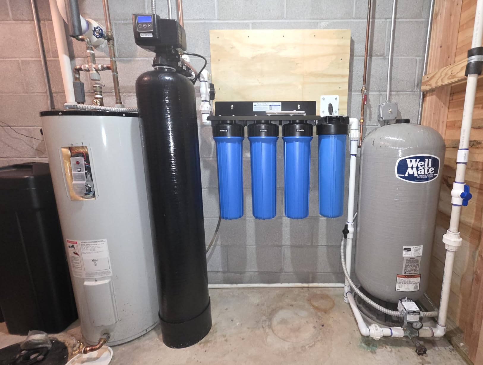 SimPure Whole House Water Filter Housing, 10