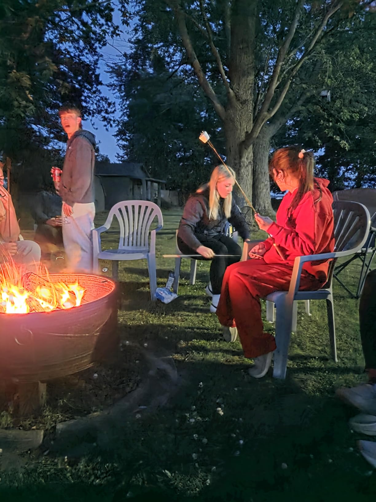 MalloMe Smores Sticks for Fire Pit Long - Marshmallow Roasting Sticks Smores Kit - Smore Skewers Hot Dog Fork Campfire Cooking Equipment, Camping Essentials S'mores Gear Outdoor Accessories 32