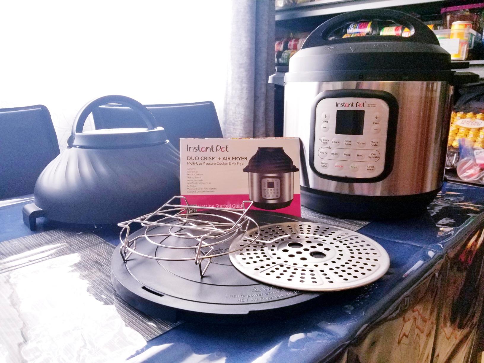 Duo Crisp 11-in-1 Air Fryer and Electric Pressure Cooker Combo with Multicooker Lids that Fries, Steams, Slow Cooks, Dehydrates, Free App With Over 800 Recipes, Black/Stainless Steel, 8QT customer photo 1